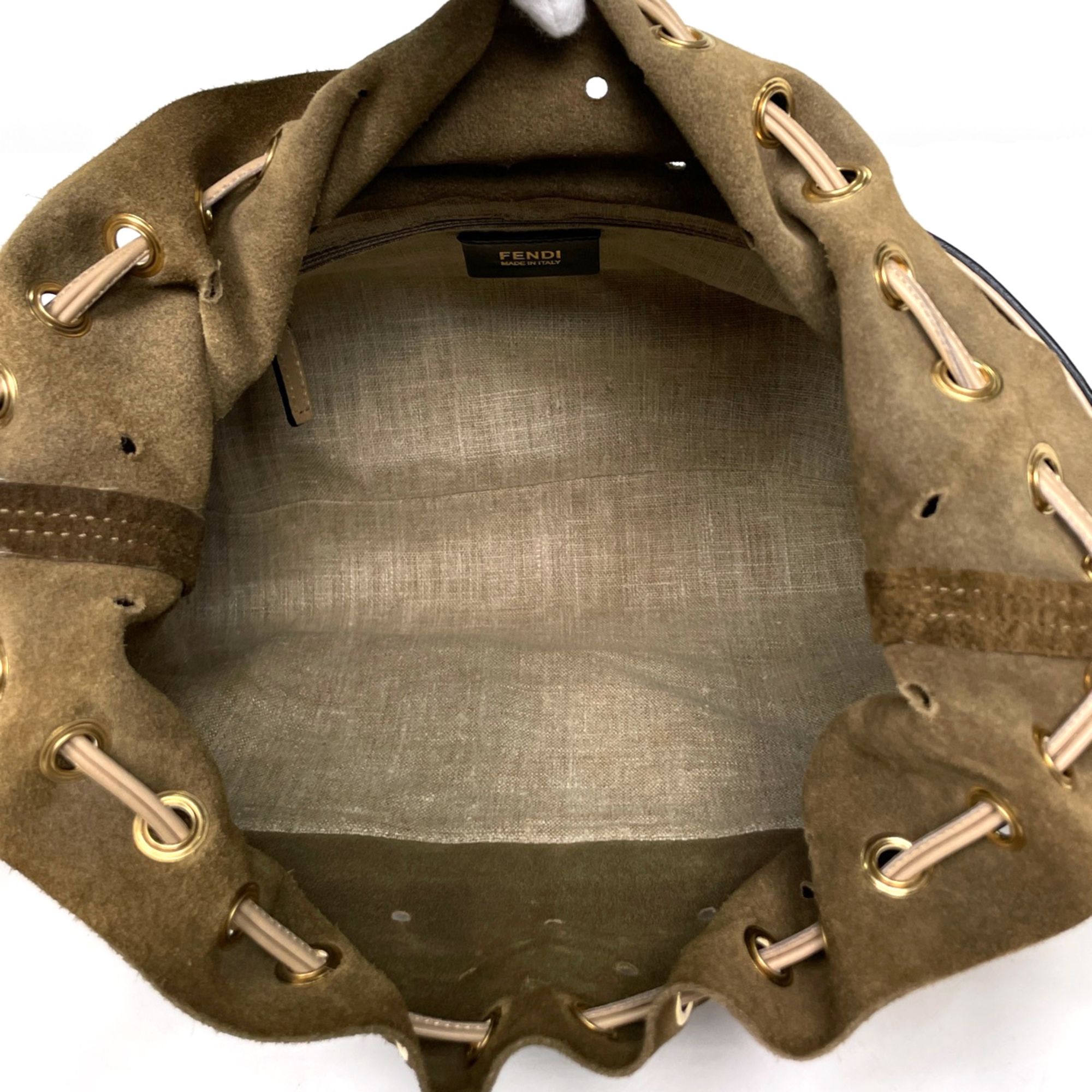 Leather Suede Handbag (Pre-Owned) - Fendi - Modalova