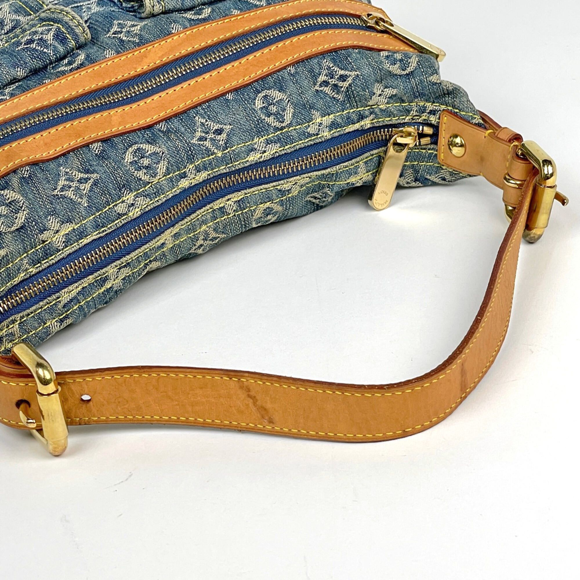 Monogram Denim Handbag Shoulder Bag (Pre-Owned) - Louis Vuitton - Modalova