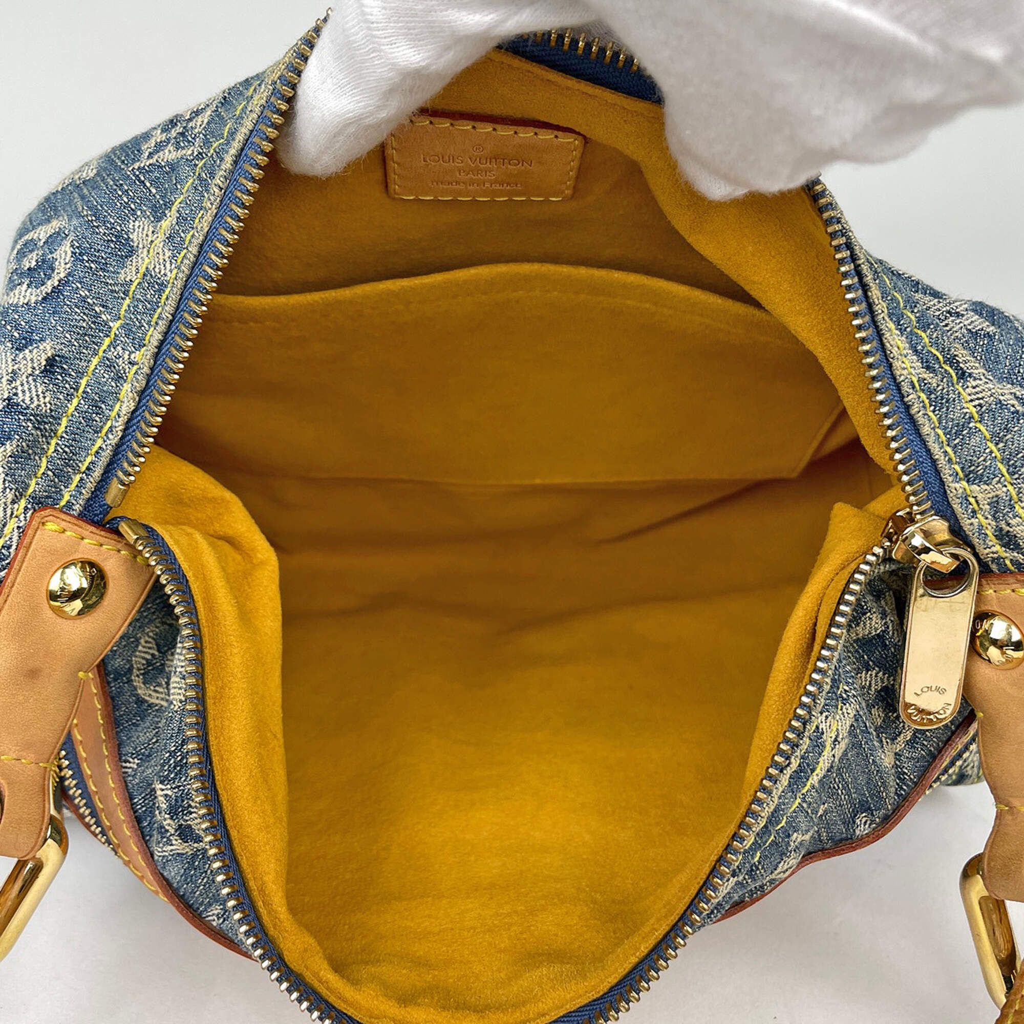 Monogram Denim Handbag Shoulder Bag (Pre-Owned) - Louis Vuitton - Modalova
