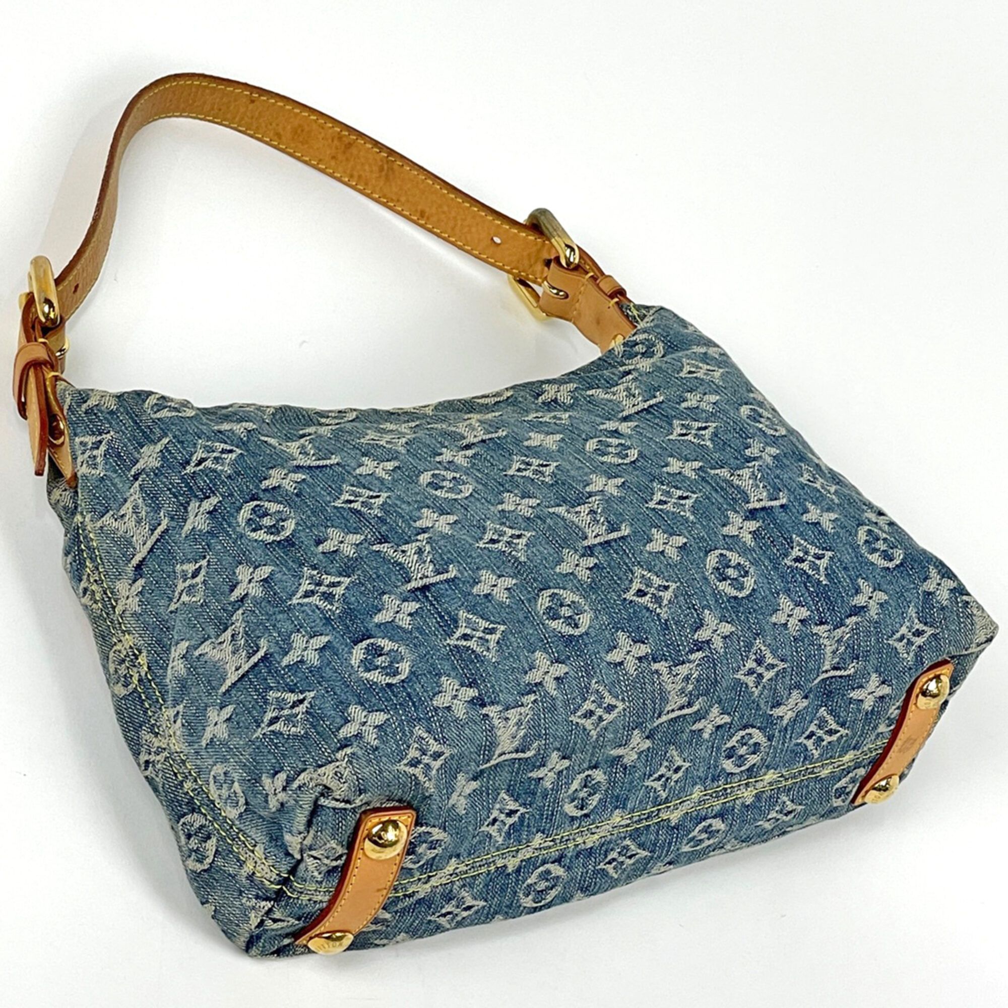 Monogram Denim Handbag Shoulder Bag (Pre-Owned) - Louis Vuitton - Modalova