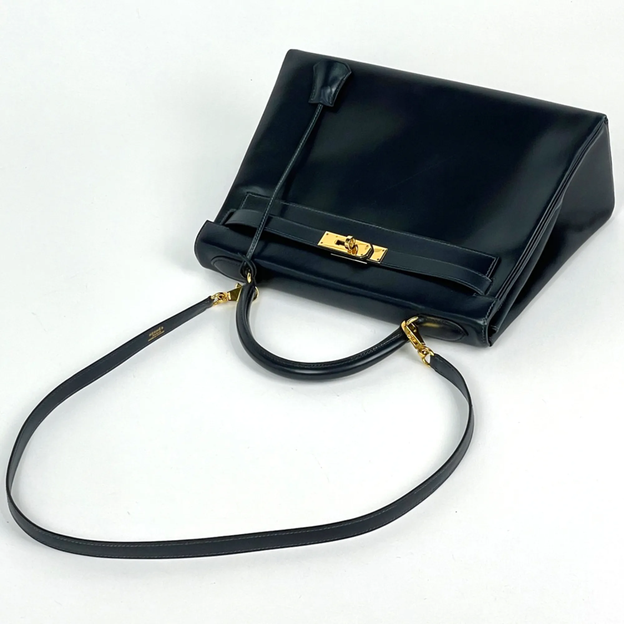 Box Calf Leather Handbag (Pre-Owned) - Hermes - Modalova