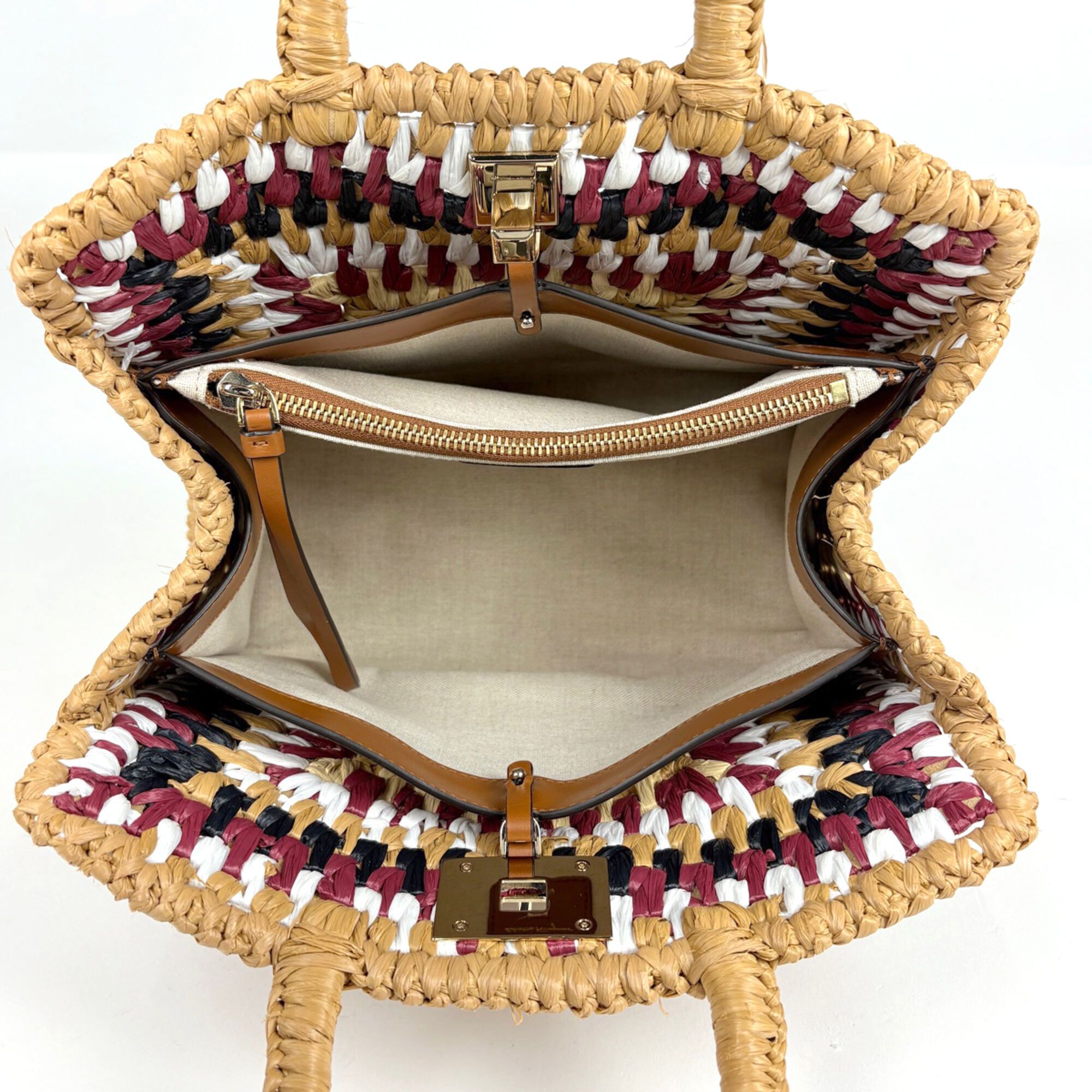 Raffia Handbag (Pre-Owned) - Salvatore Ferragamo - Modalova