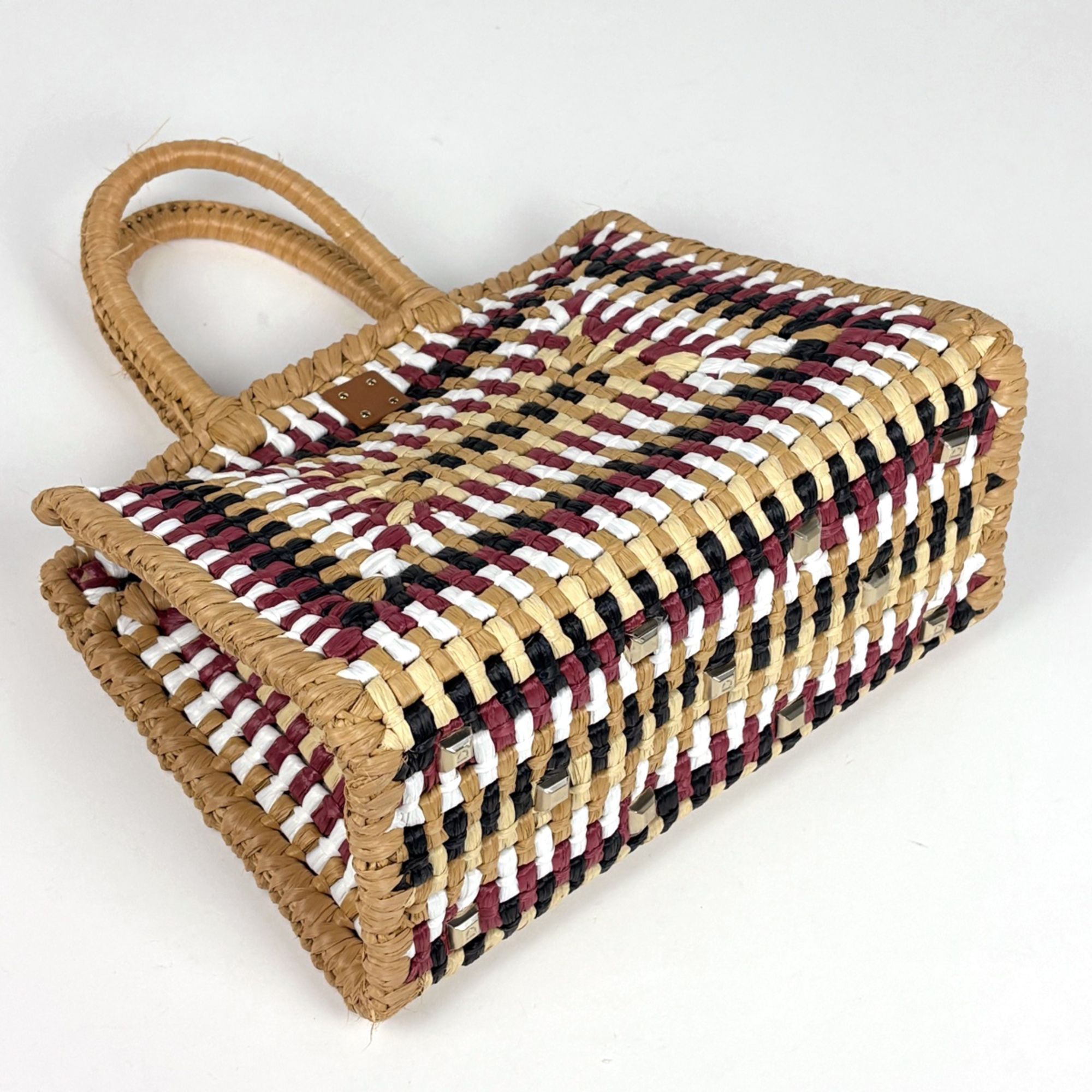 Raffia Handbag (Pre-Owned) - Salvatore Ferragamo - Modalova