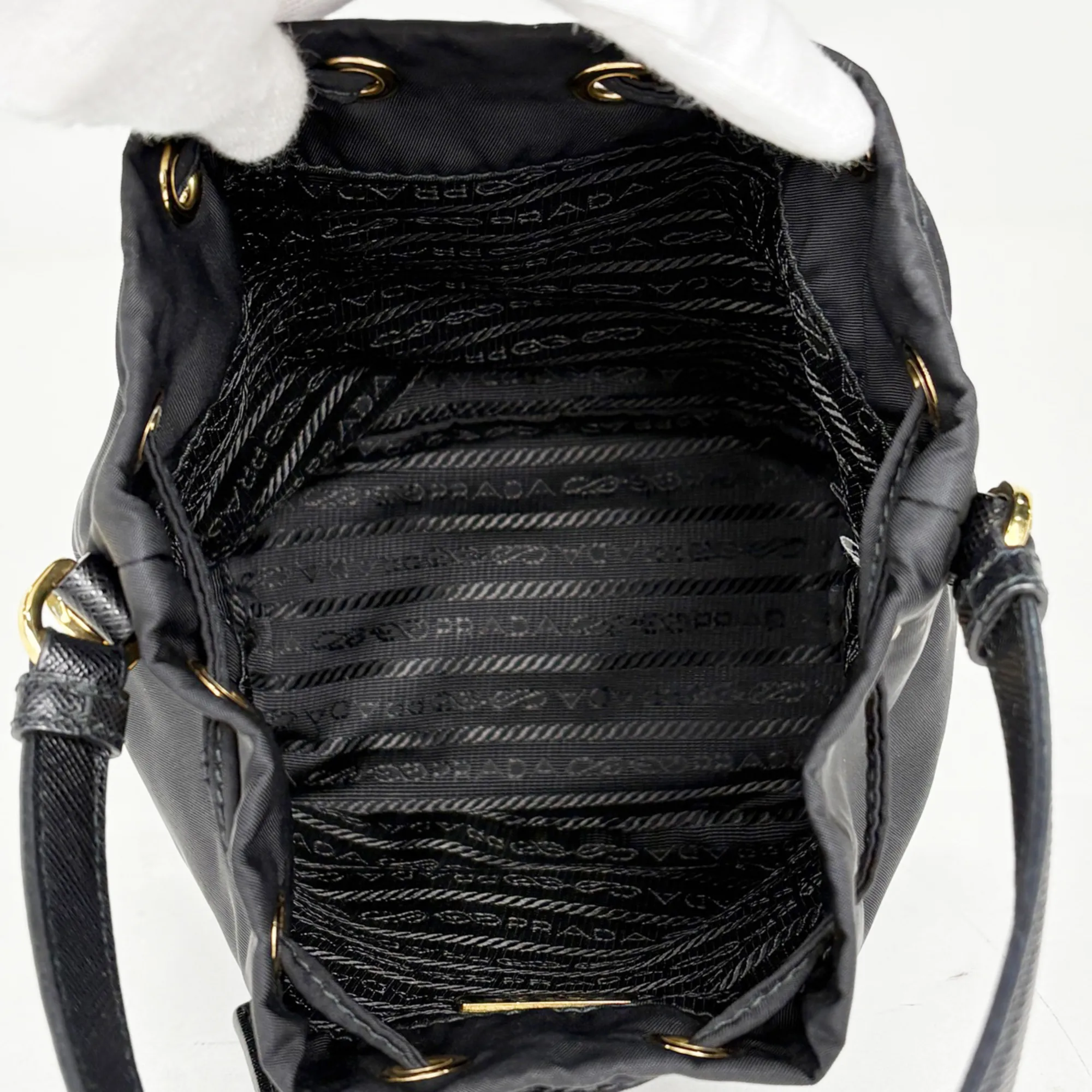 Nylon Leather Handbag (Pre-Owned) - Prada - Modalova