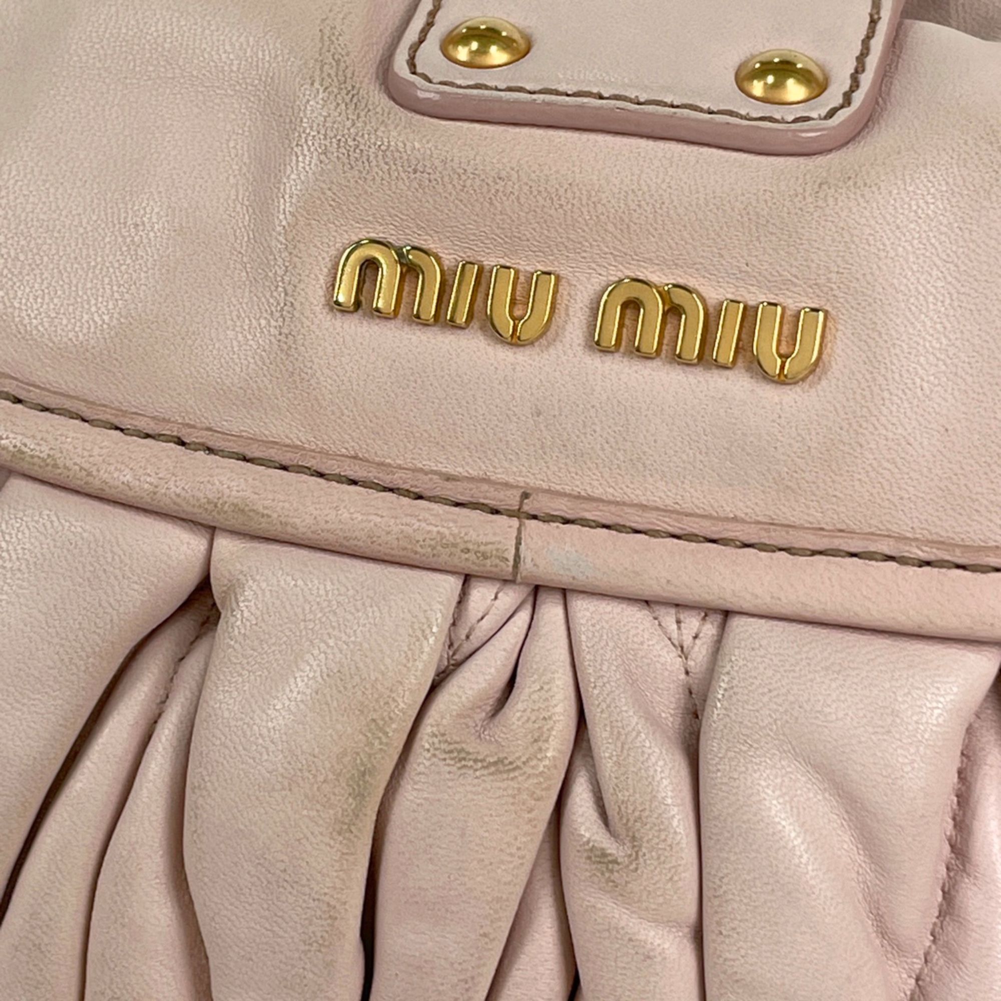 Leather Handbag (Pre-Owned) - Miu Miu - Modalova