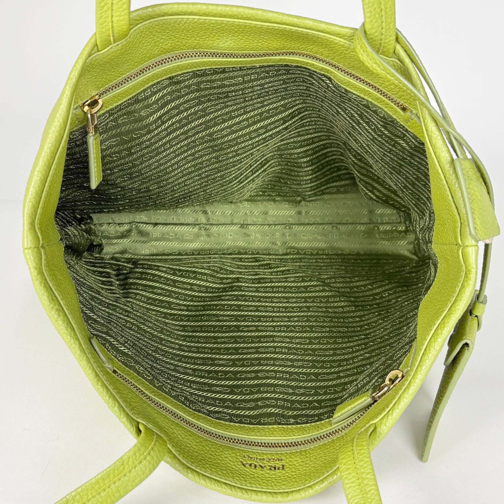 Leather Tote Bag (Pre-Owned) - Prada - Modalova