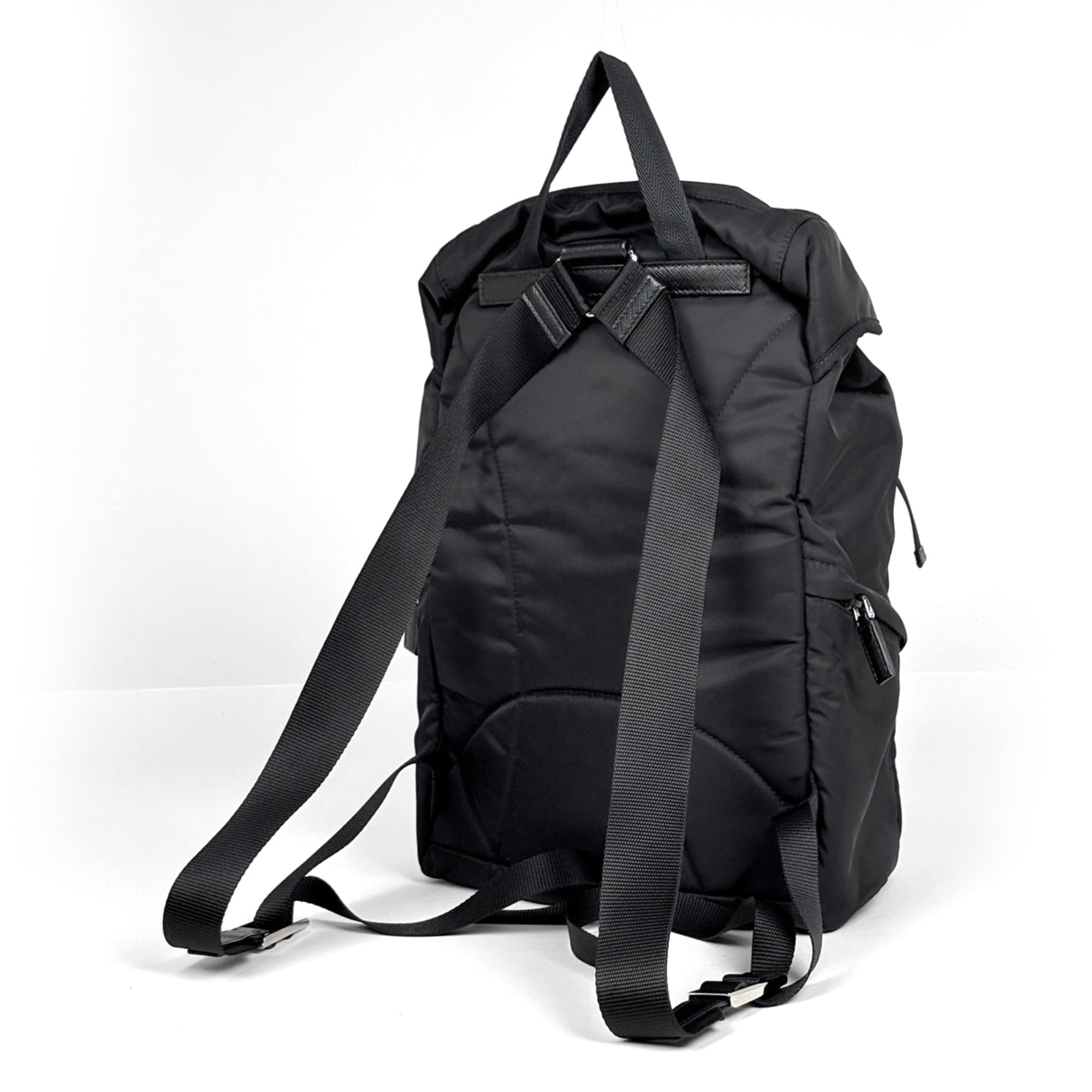 Nylon Leather Backpack (Pre-Owned) - Prada - Modalova