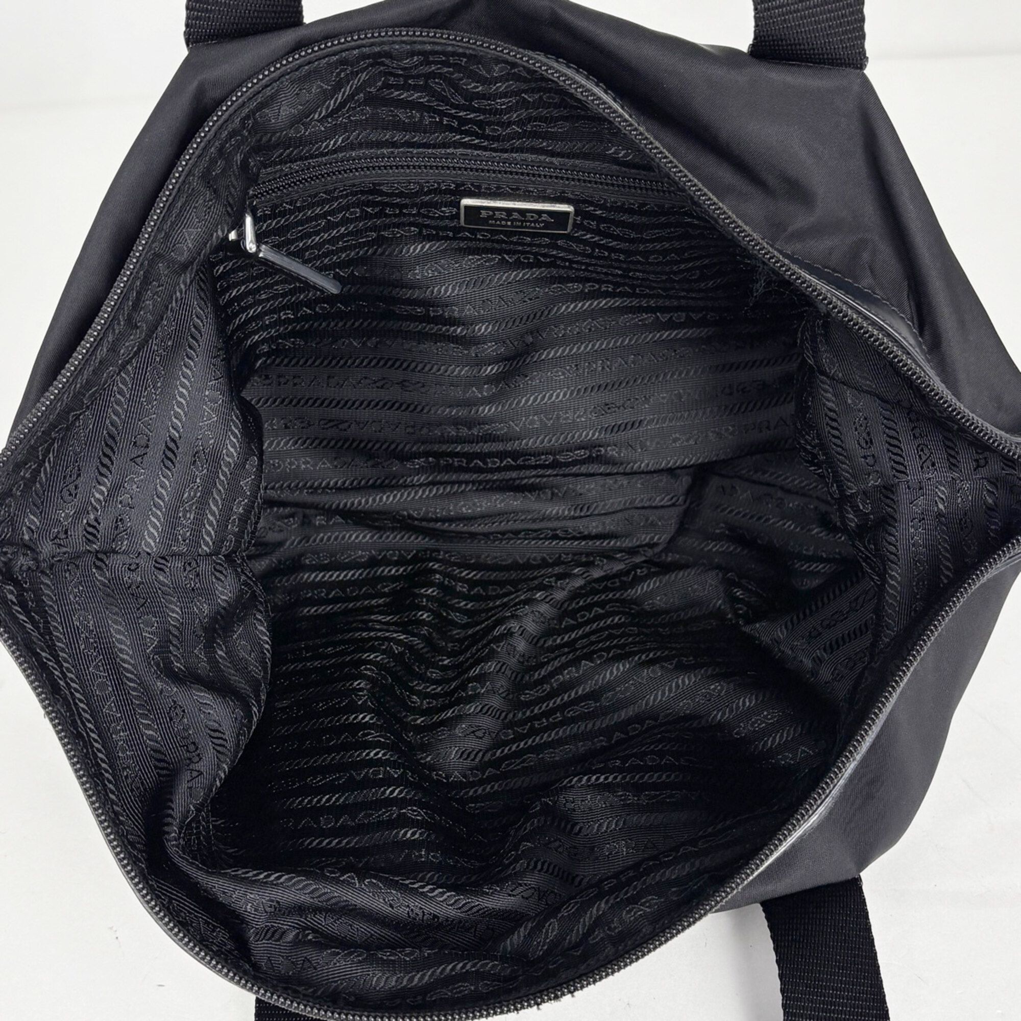 Nylon Leather Handbag (Pre-Owned) - Prada - Modalova
