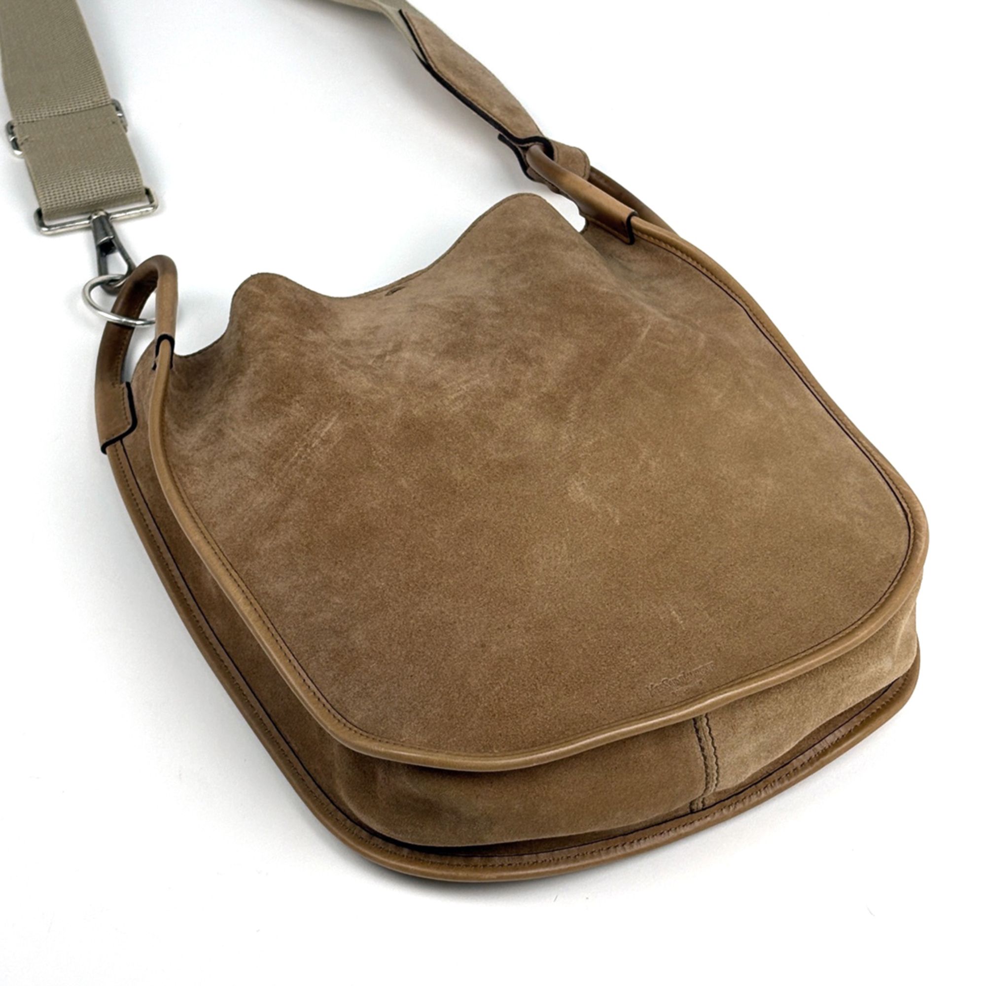 Suede Leather Shoulder Bag (Pre-Owned) - Yves Saint Laurent - Modalova