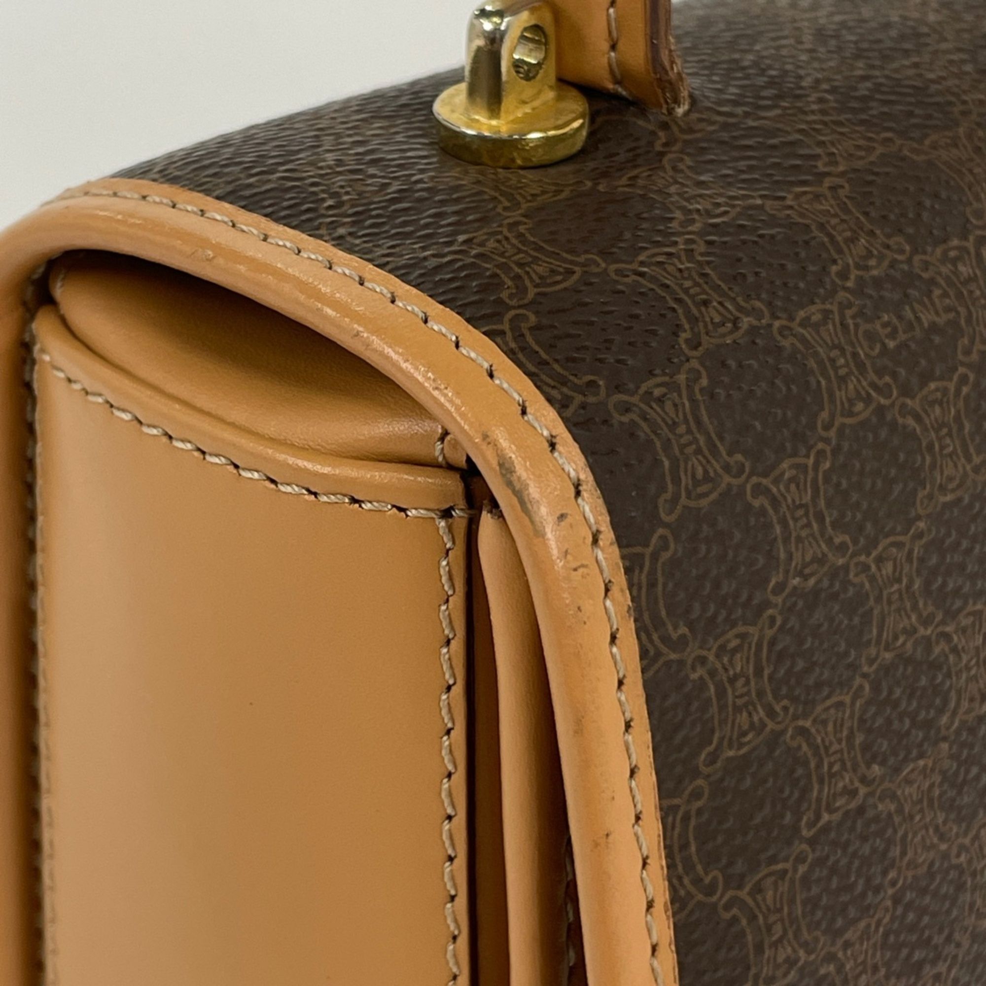 Coated Canvas Leather Handbag (Pre-Owned) - Celine - Modalova