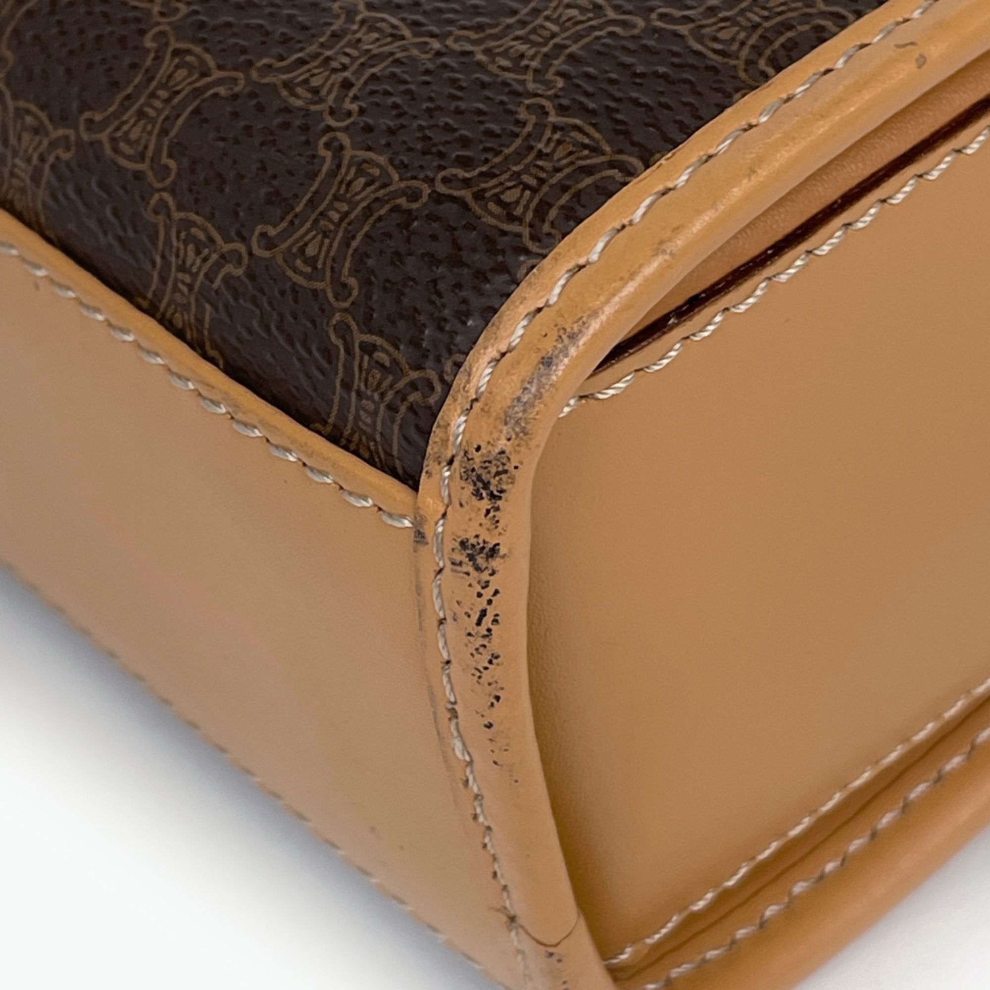 Coated Canvas Leather Handbag (Pre-Owned) - Celine - Modalova
