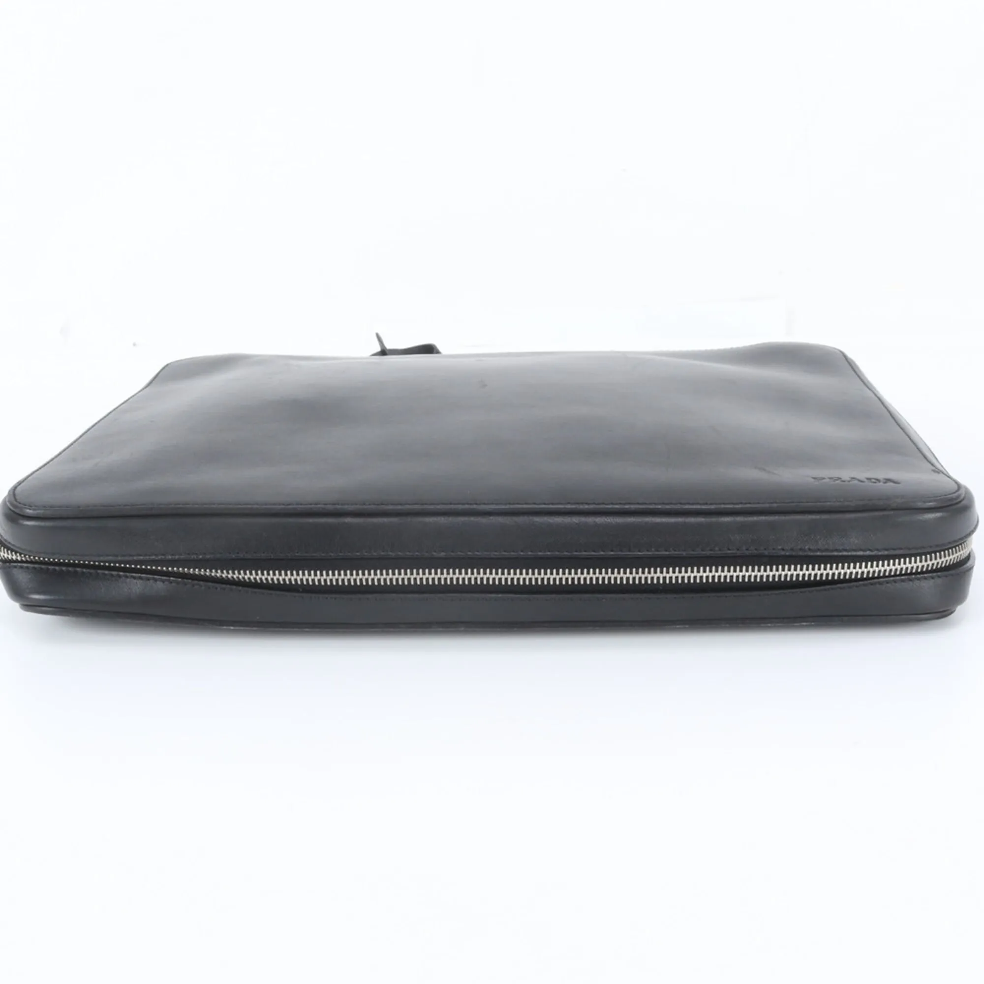 Leather Briefcase (Pre-Owned) - Prada - Modalova