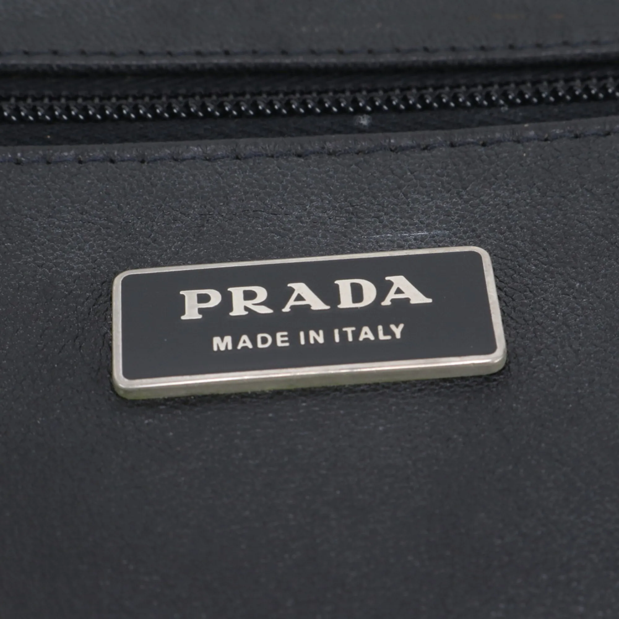 Leather Briefcase (Pre-Owned) - Prada - Modalova