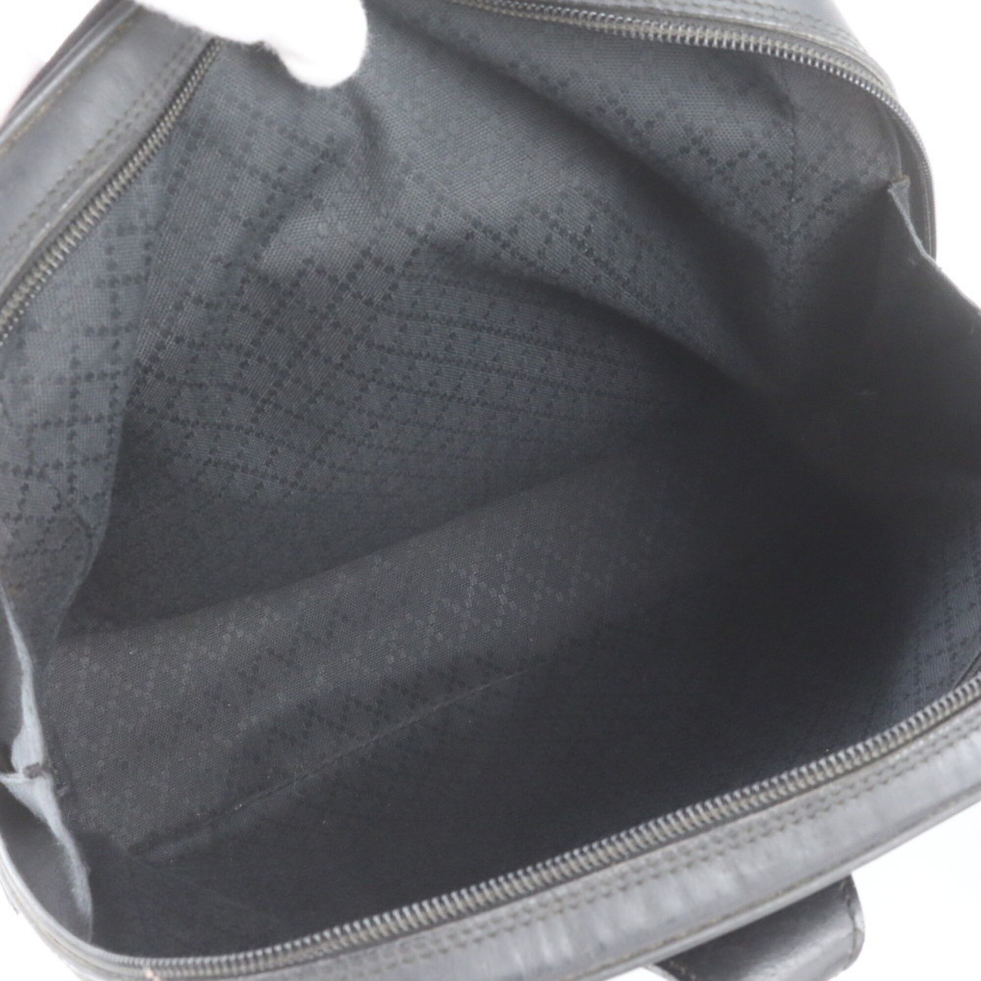 Leather Canvas Backpack (Pre-Owned) - Gucci - Modalova