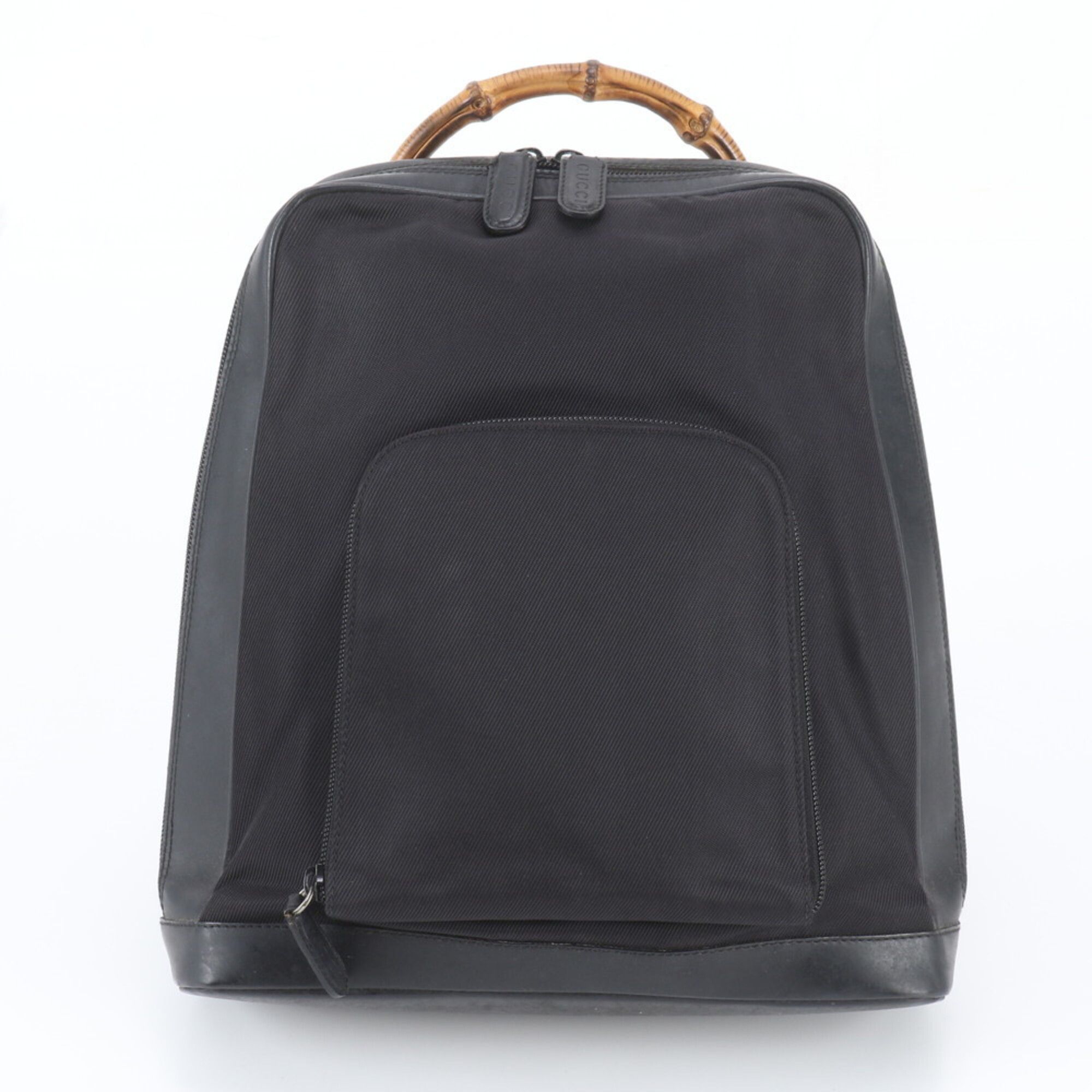 Leather Canvas Backpack (Pre-Owned) - Gucci - Modalova