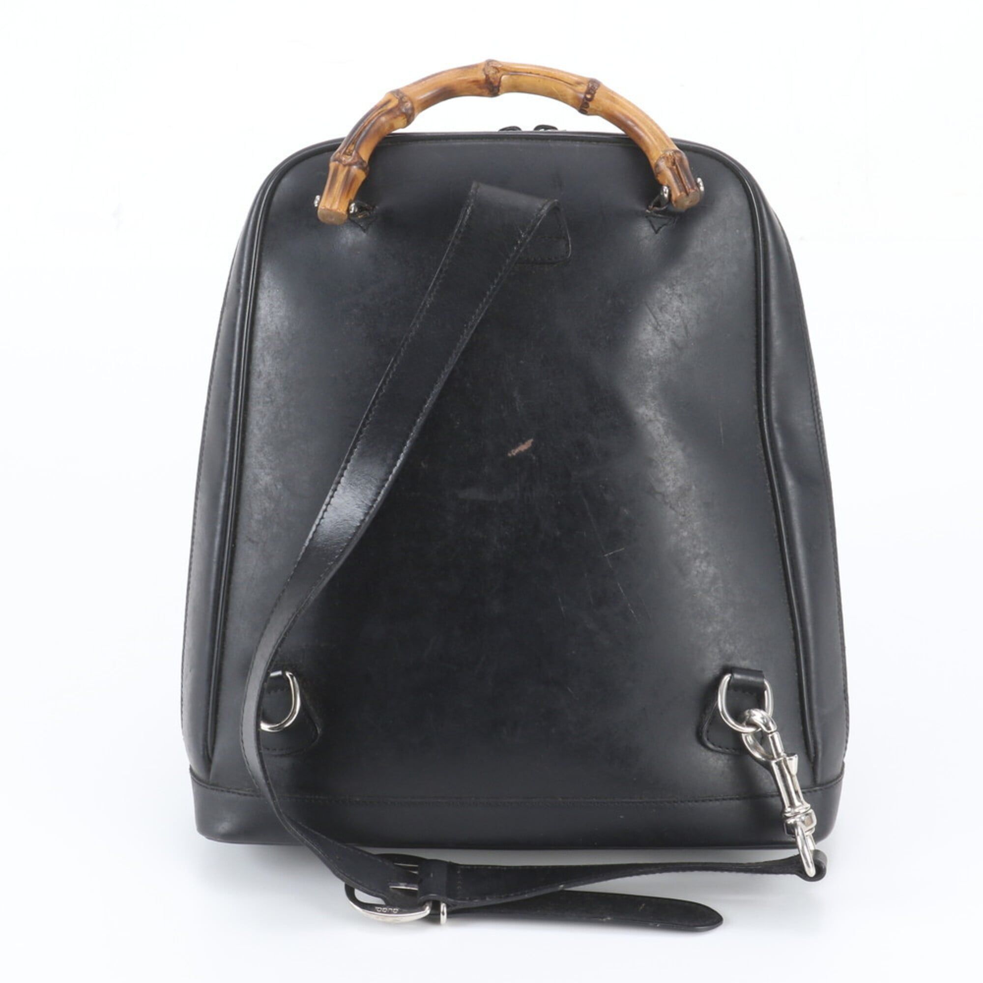 Leather Canvas Backpack (Pre-Owned) - Gucci - Modalova