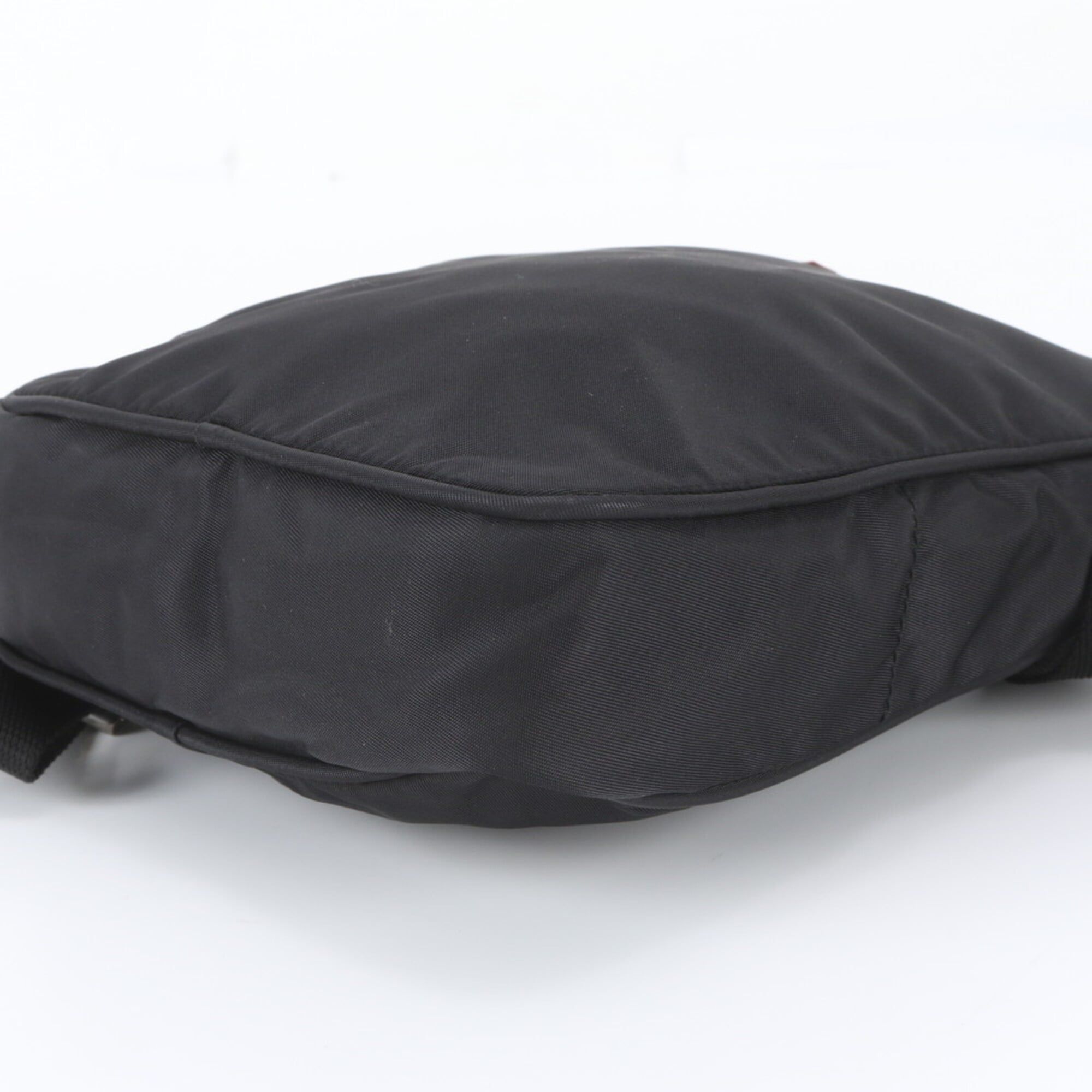 Leather Nylon Messenger Bag Shoulder Bag (Pre-Owned) - Prada - Modalova