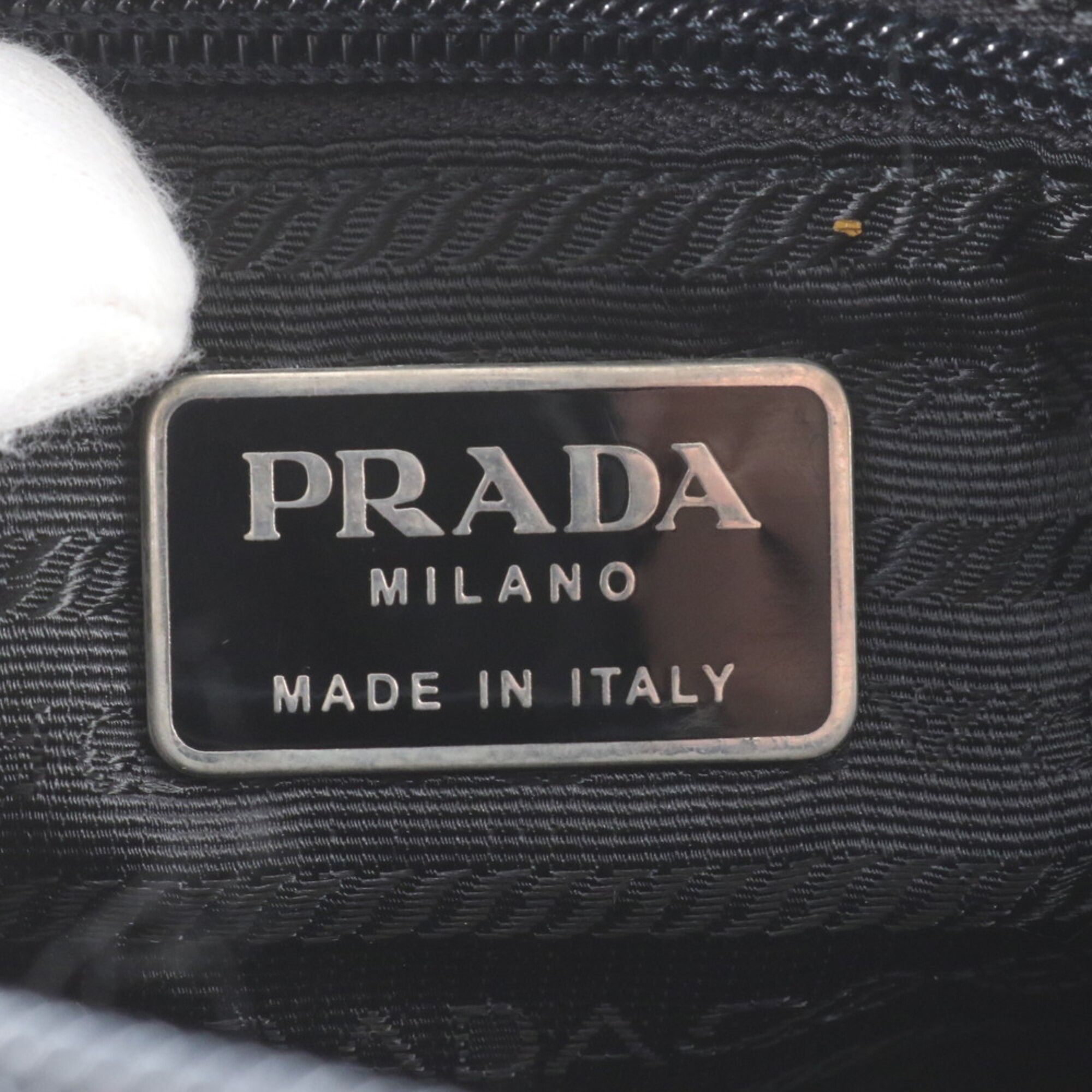Leather Nylon Messenger Bag Shoulder Bag (Pre-Owned) - Prada - Modalova