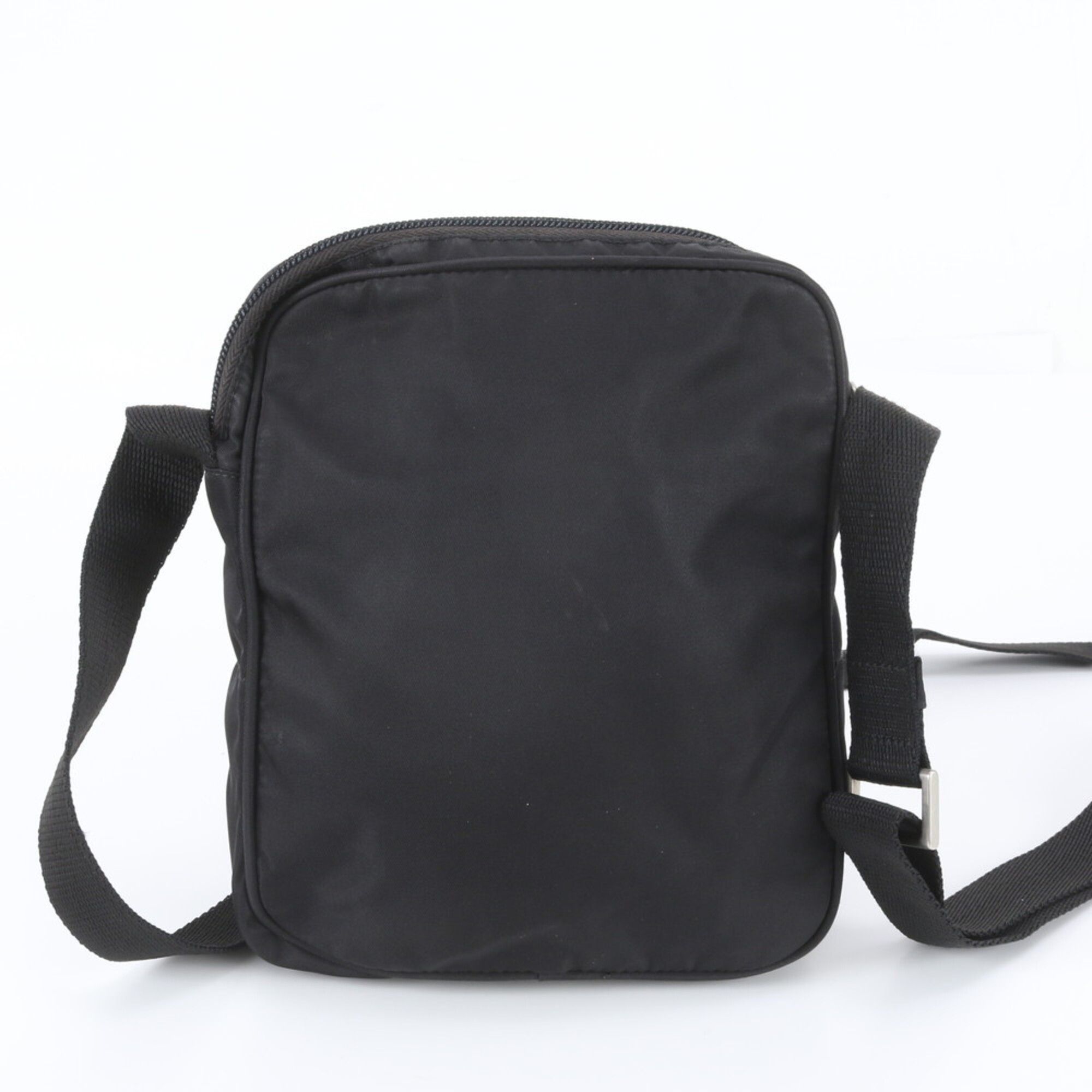 Leather Nylon Messenger Bag Shoulder Bag (Pre-Owned) - Prada - Modalova