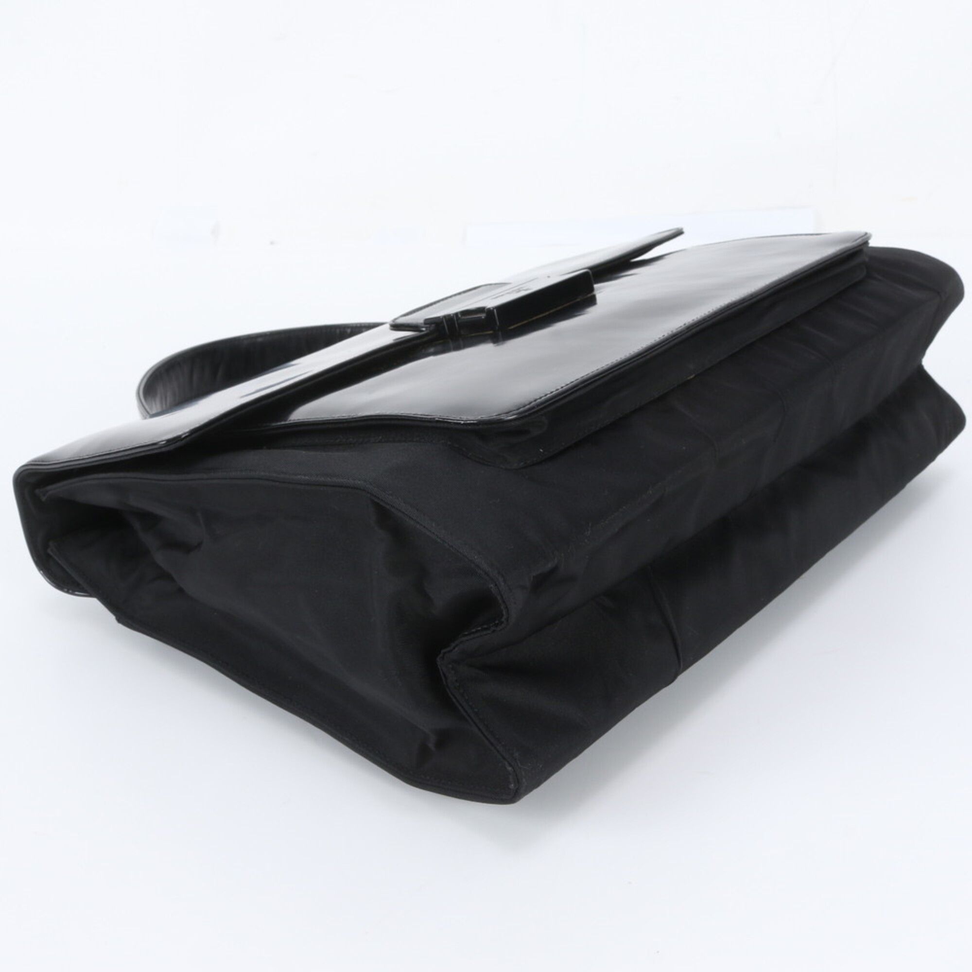 Leather Nylon Briefcase (Pre-Owned) - Prada - Modalova