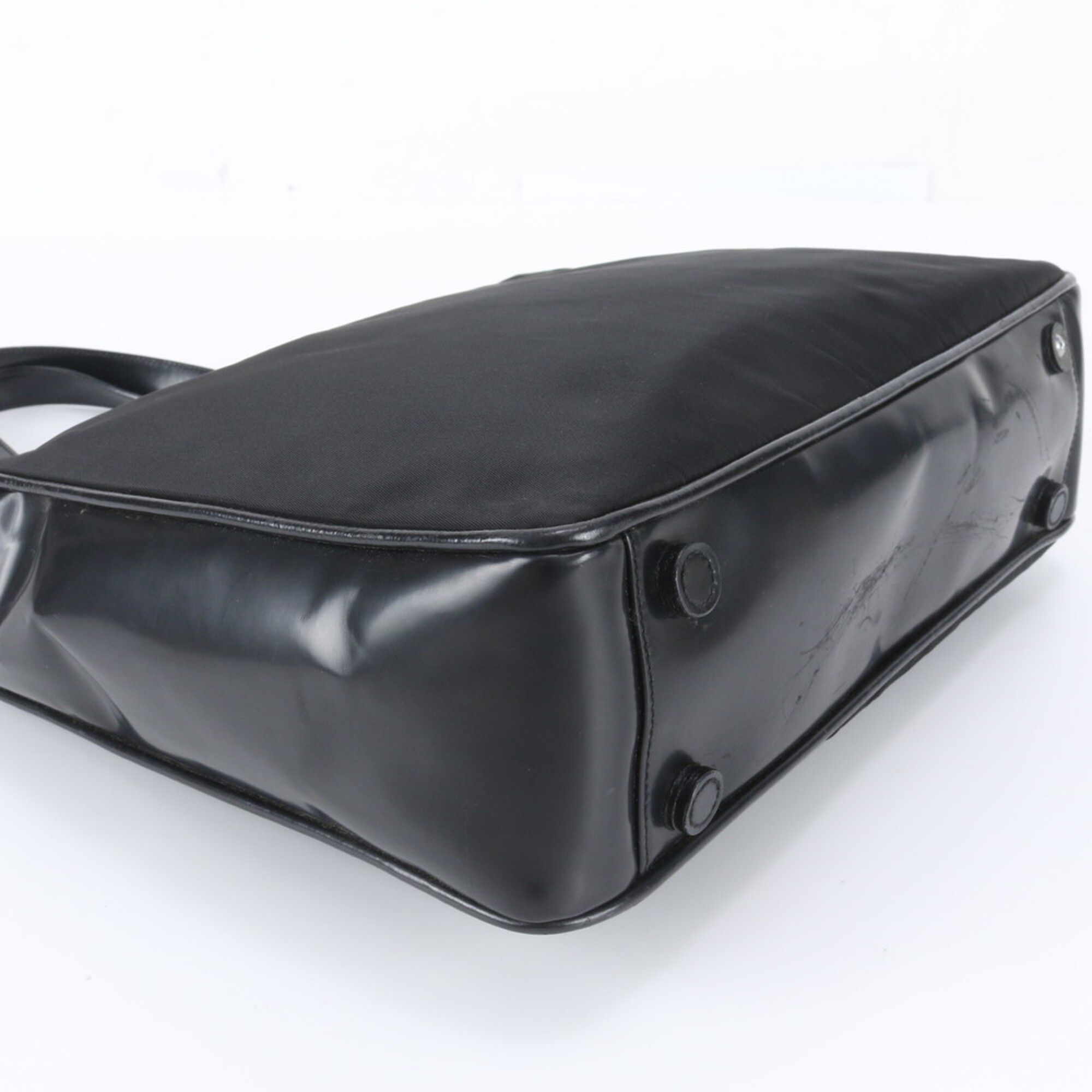 Leather Nylon Shoulder Bag Tote Bag (Pre-Owned) - Prada - Modalova
