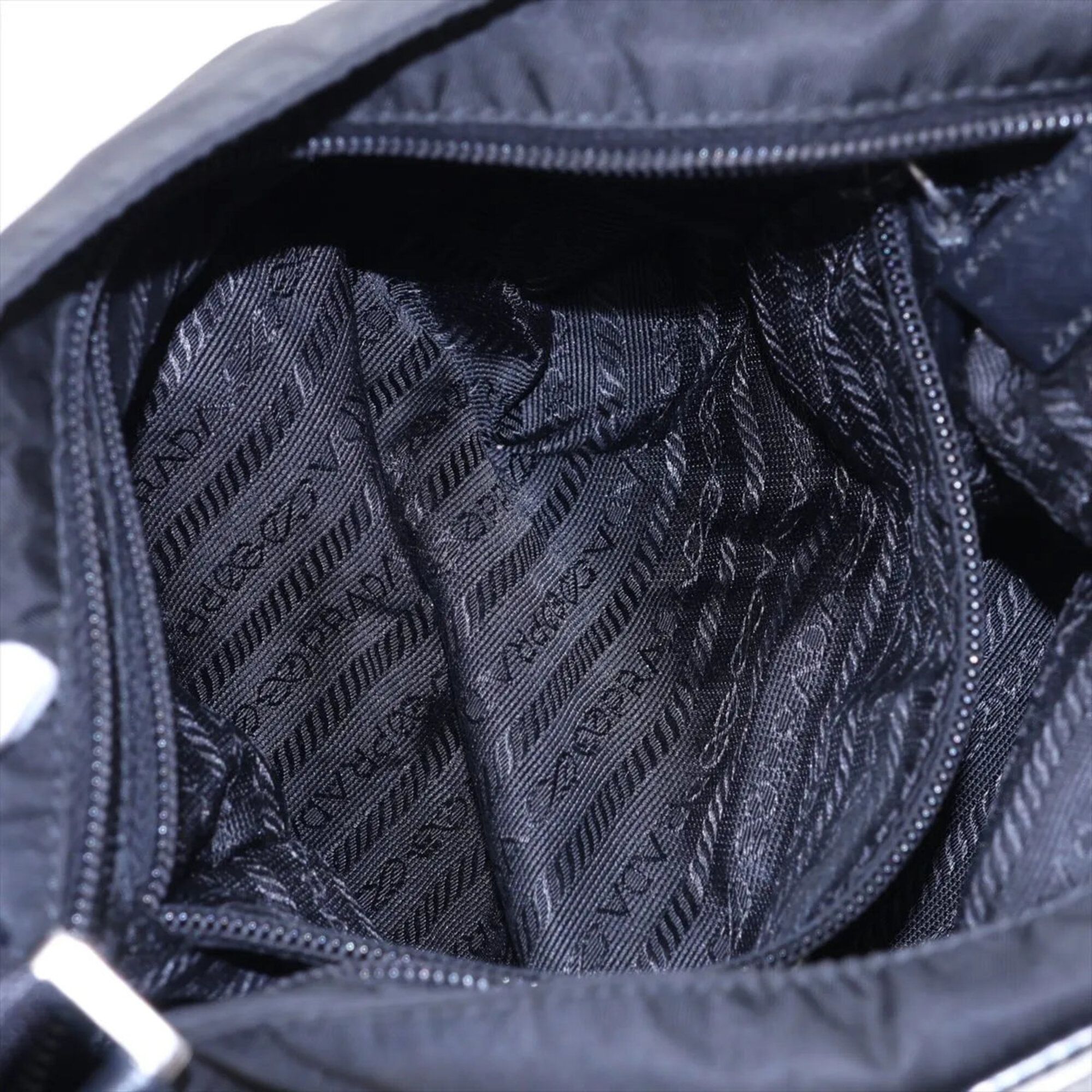 Leather Nylon Messenger Bag Shoulder Bag (Pre-Owned) - Prada - Modalova