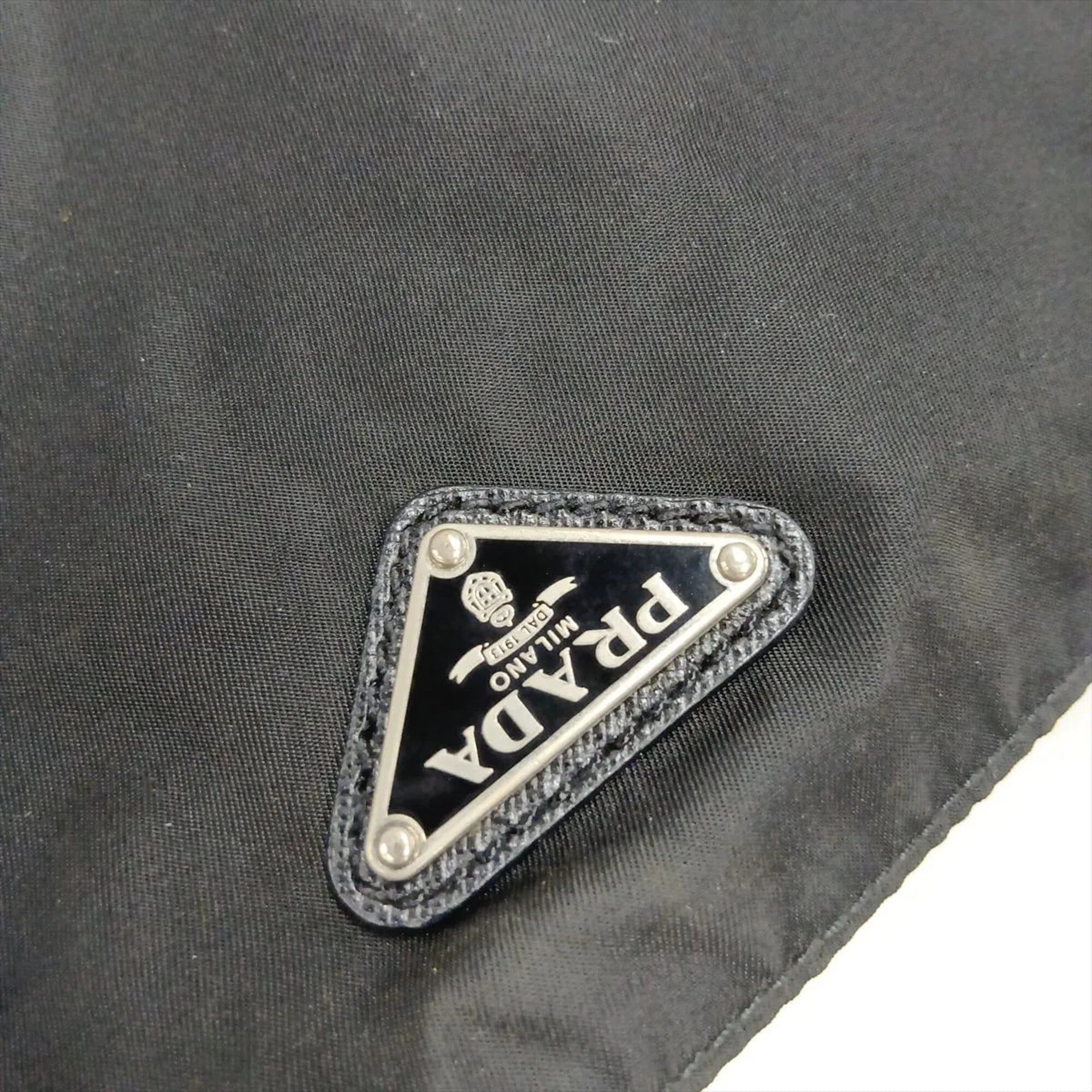 Leather Nylon Messenger Bag Shoulder Bag (Pre-Owned) - Prada - Modalova