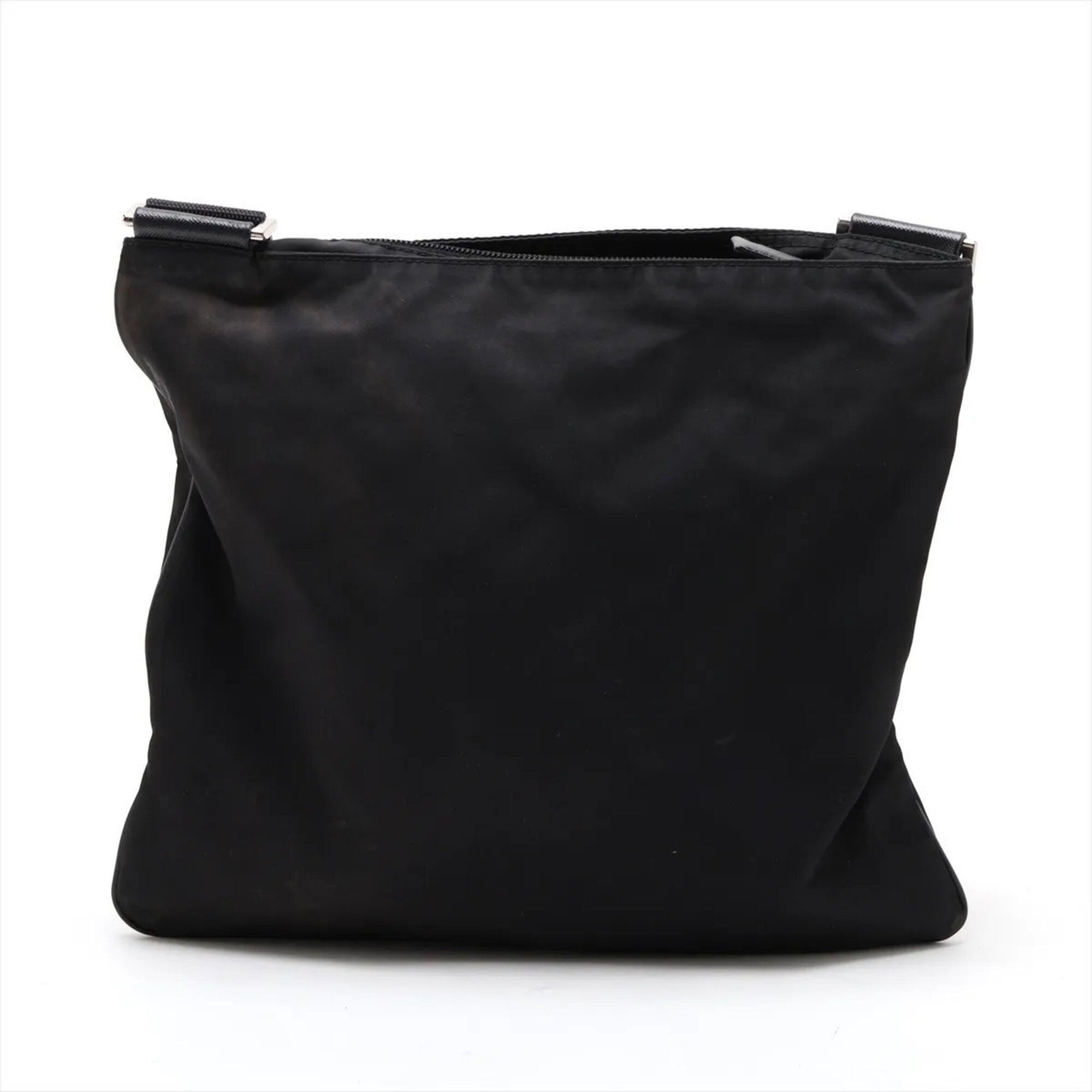 Leather Nylon Messenger Bag Shoulder Bag (Pre-Owned) - Prada - Modalova