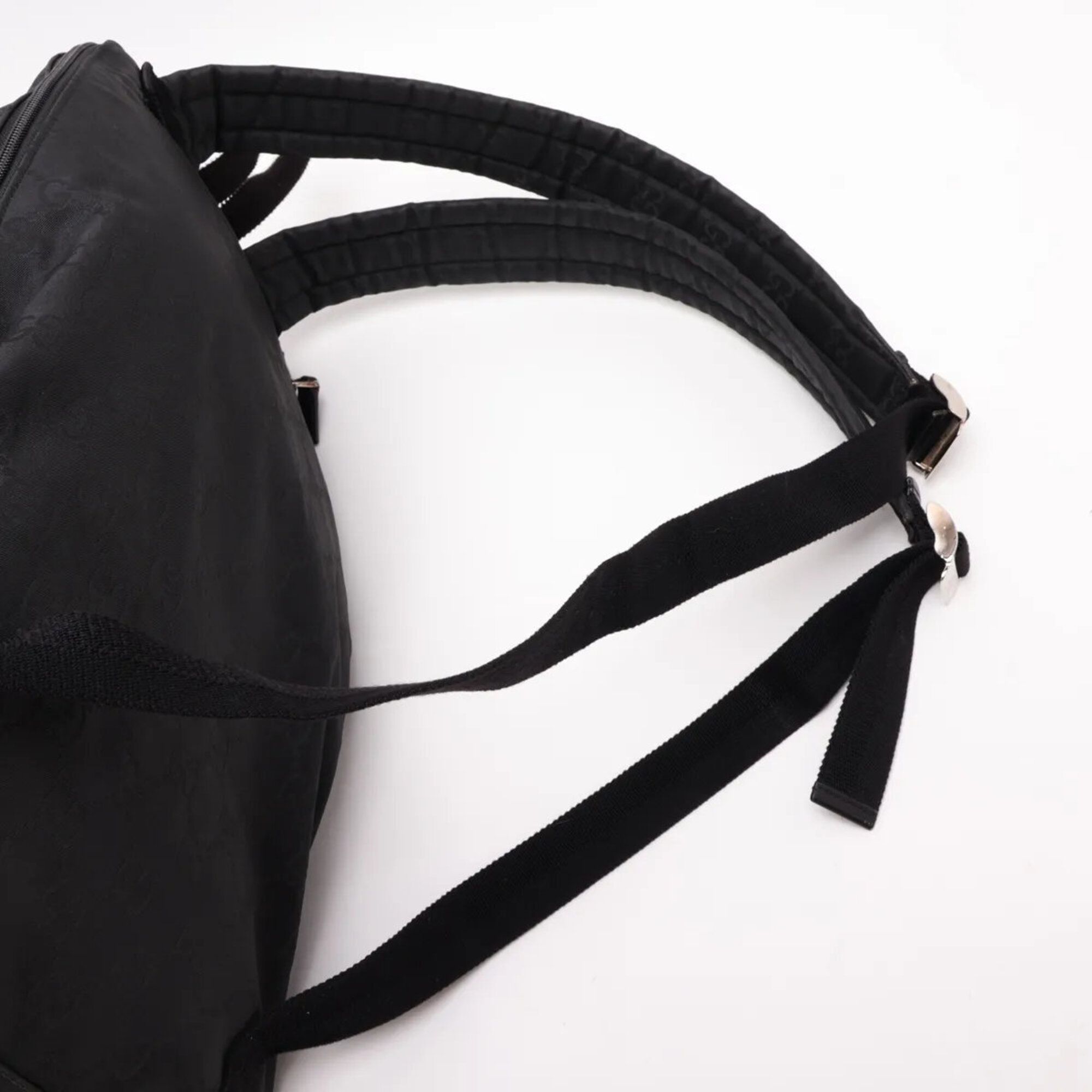 Leather Nylon Backpack Shoulder Bag (Pre-Owned) - Gucci - Modalova