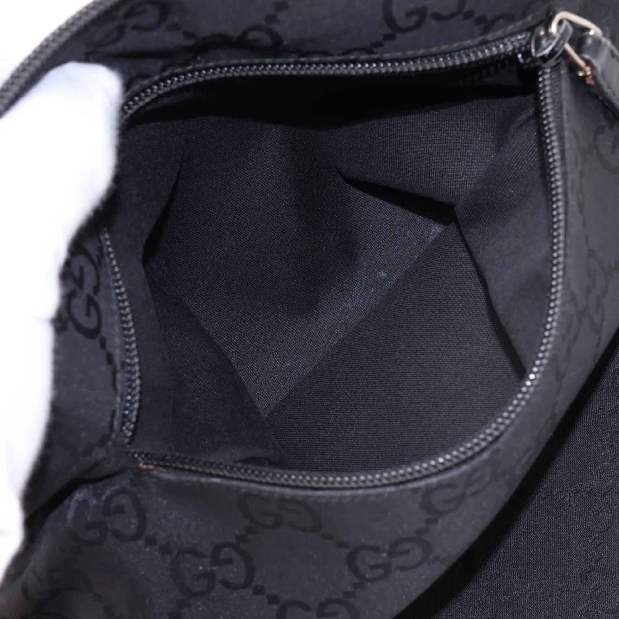 Leather Nylon Backpack Shoulder Bag (Pre-Owned) - Gucci - Modalova