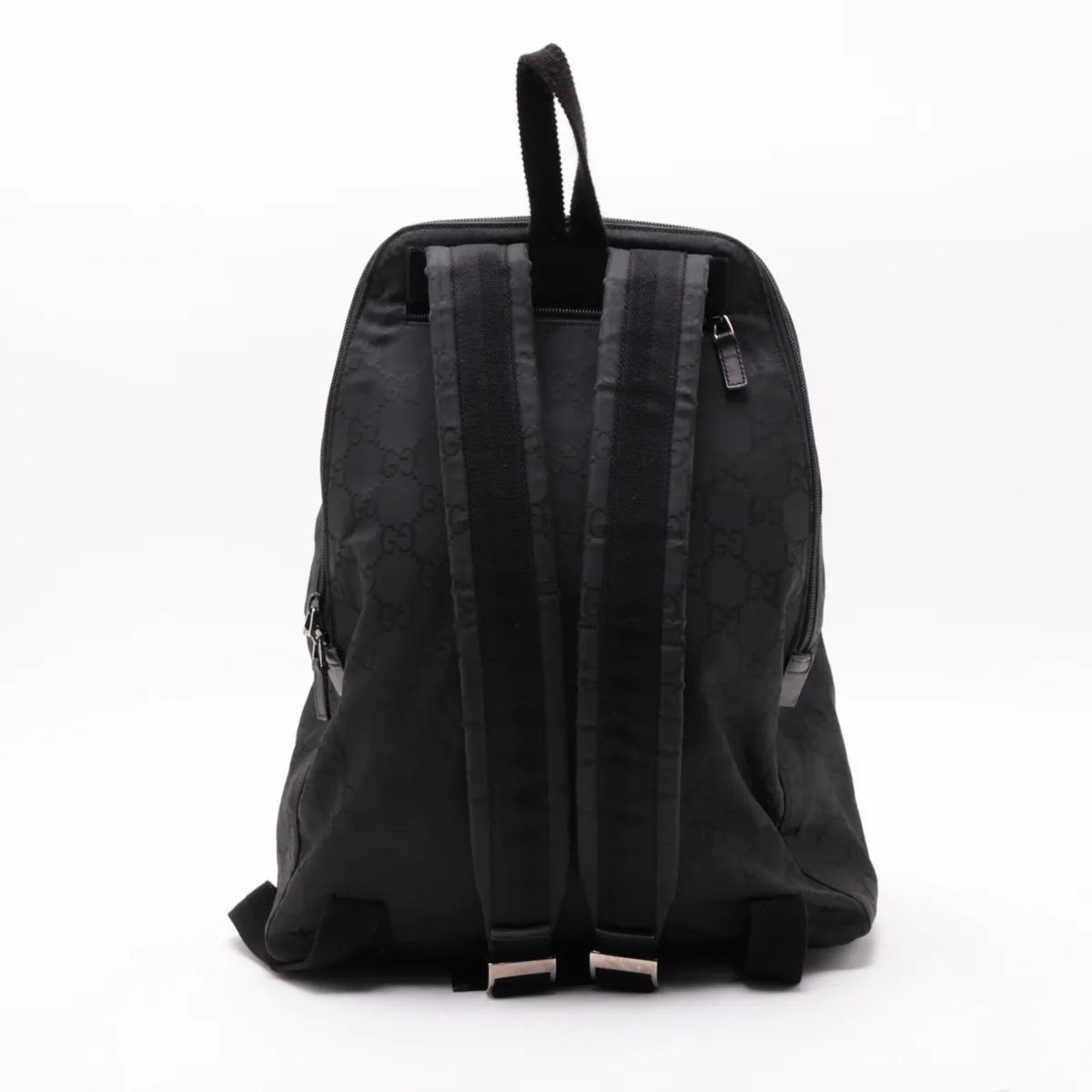 Leather Nylon Backpack Shoulder Bag (Pre-Owned) - Gucci - Modalova