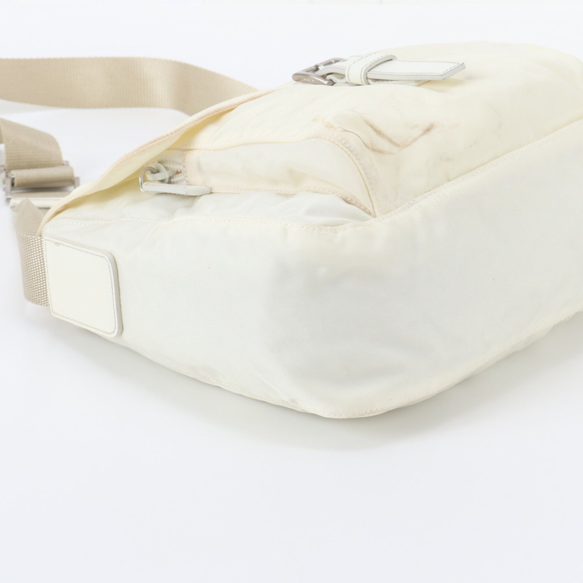 Leather Nylon Shoulder Bag Tote Bag (Pre-Owned) - Prada - Modalova