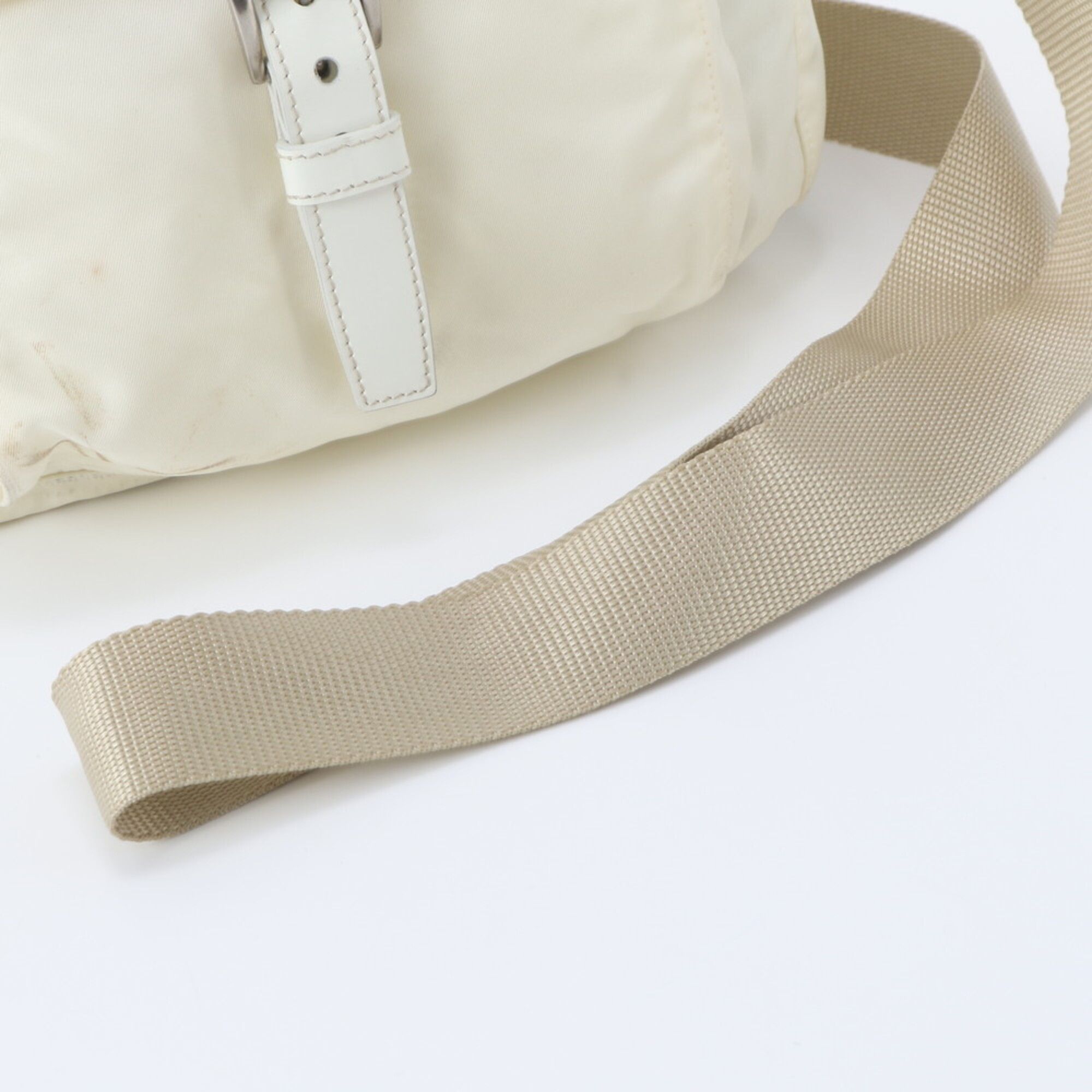 Leather Nylon Shoulder Bag Tote Bag (Pre-Owned) - Prada - Modalova