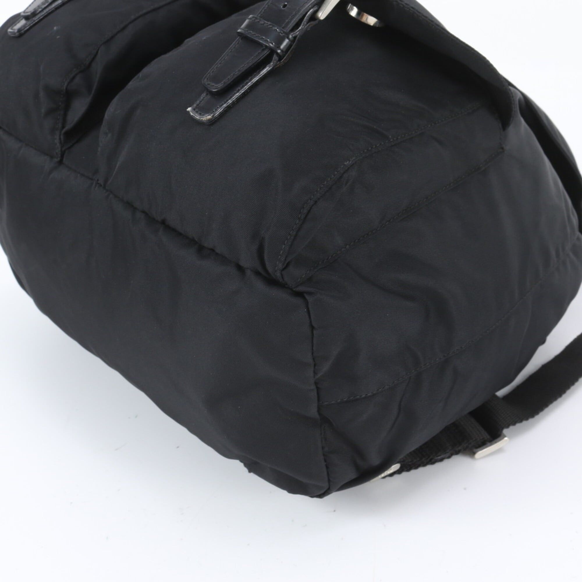 Leather Nylon Backpack (Pre-Owned) - Prada - Modalova