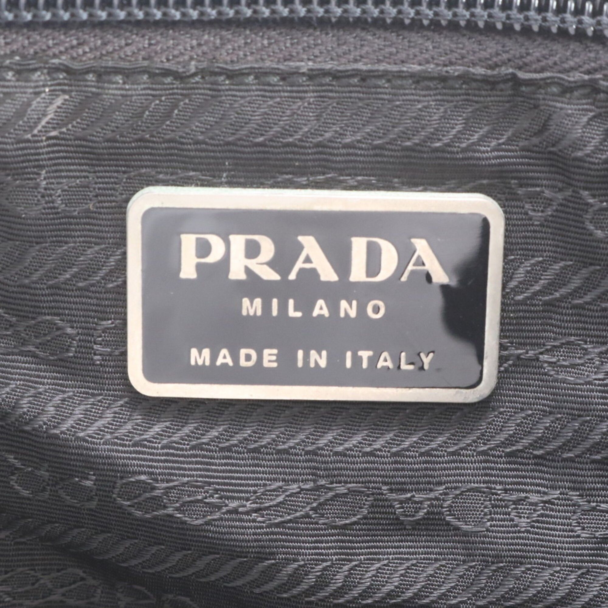Leather Nylon Backpack (Pre-Owned) - Prada - Modalova