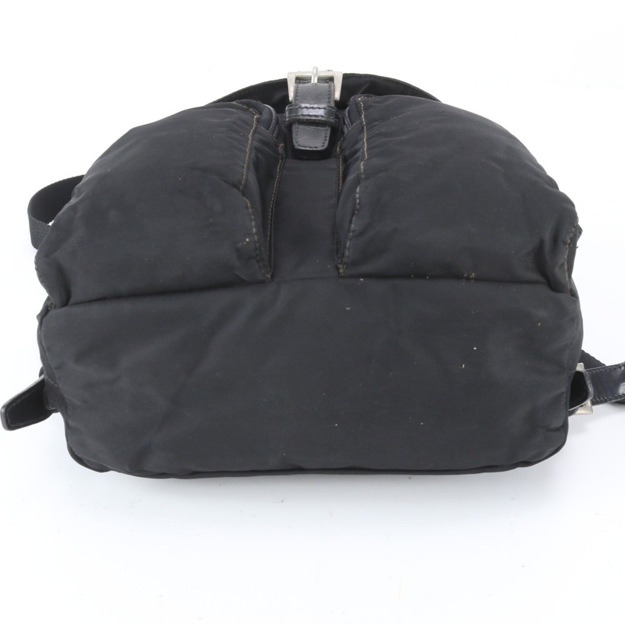 Leather Nylon Backpack (Pre-Owned) - Prada - Modalova