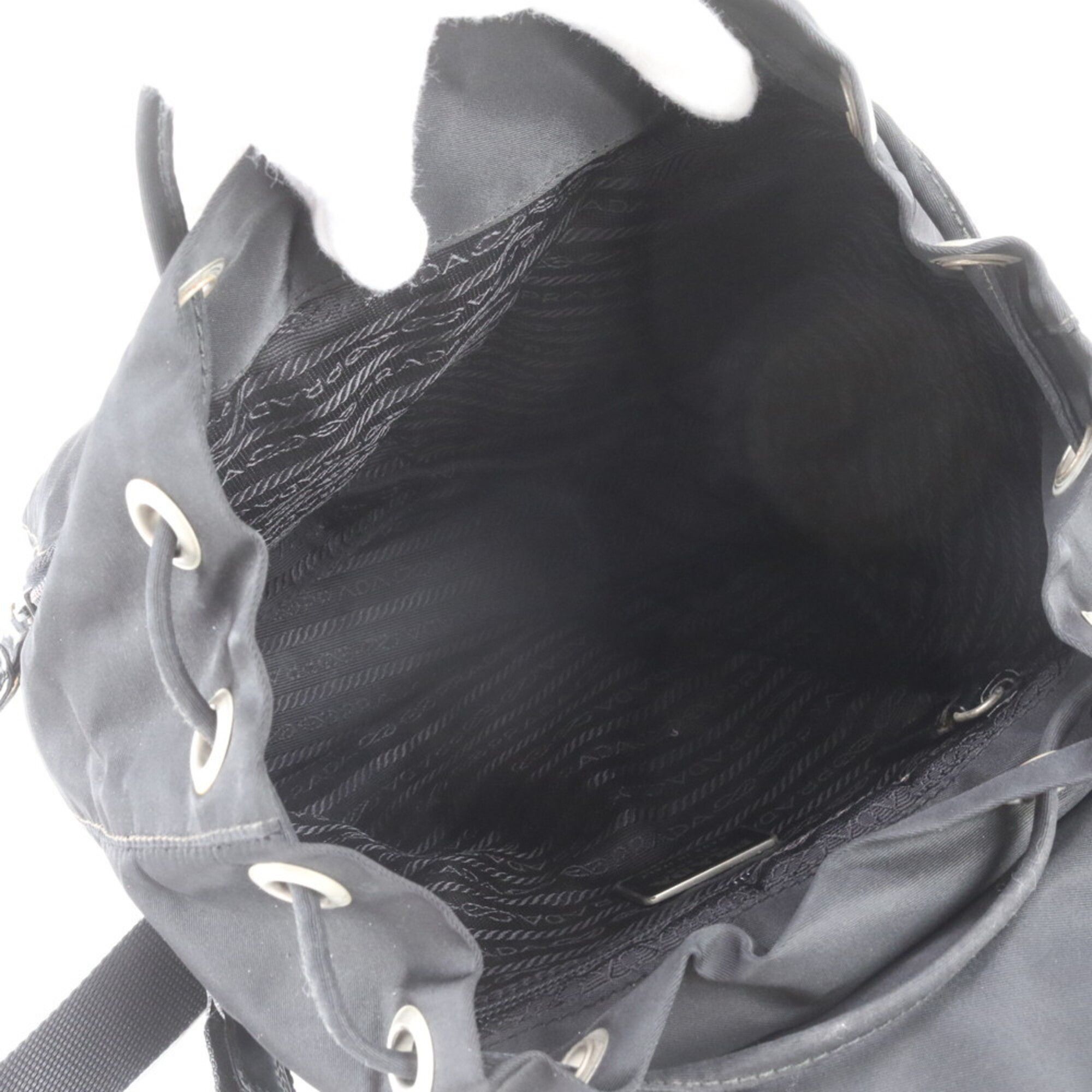Leather Nylon Backpack (Pre-Owned) - Prada - Modalova