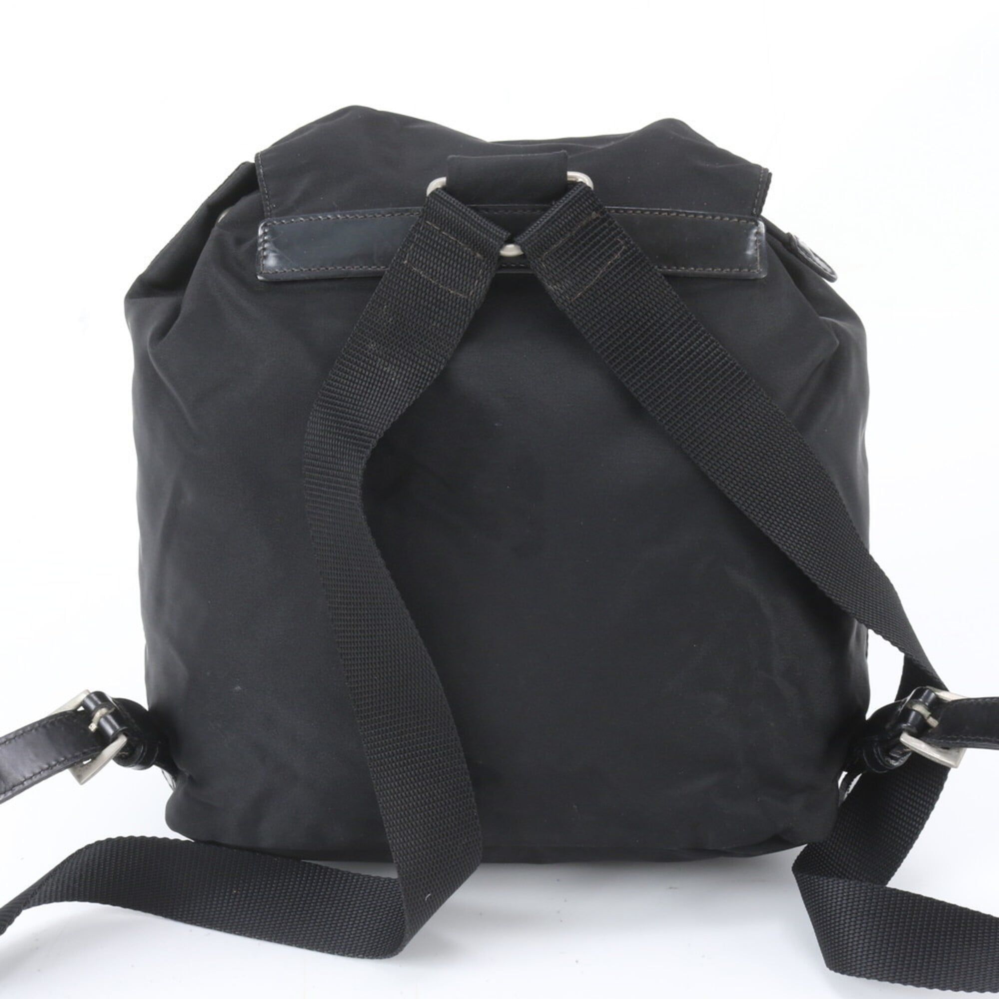 Leather Nylon Backpack (Pre-Owned) - Prada - Modalova