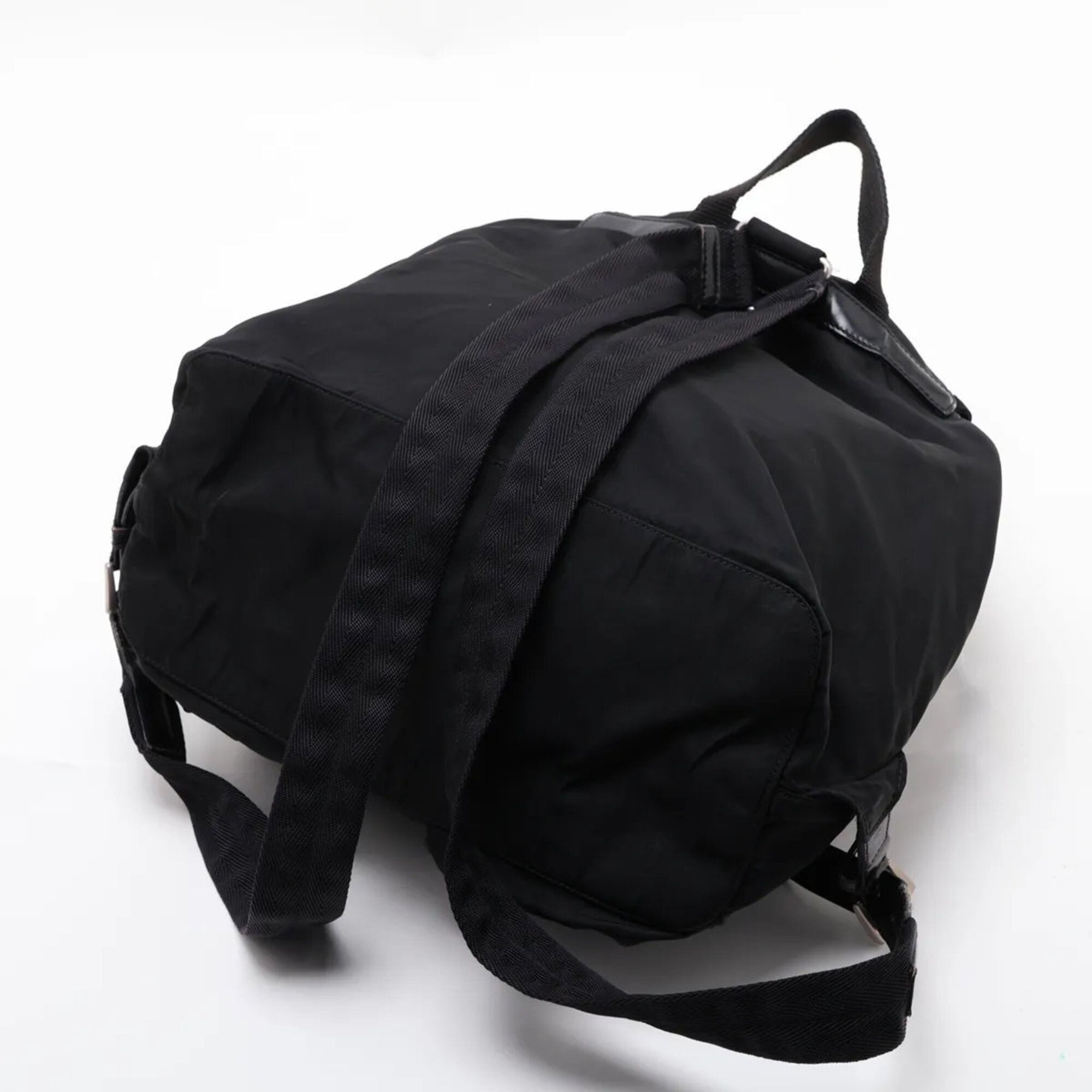 Leather Nylon Backpack (Pre-Owned) - Prada - Modalova