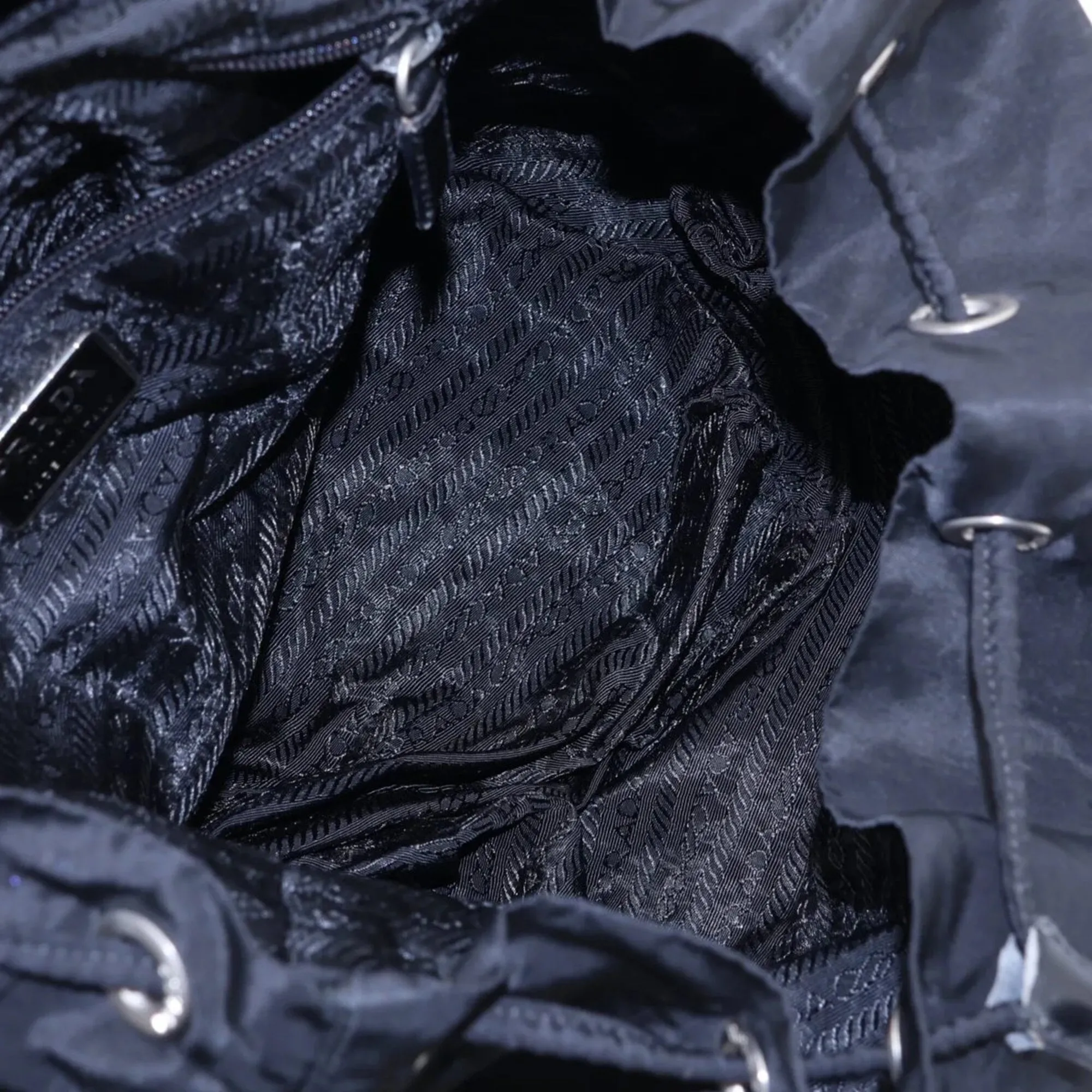 Leather Nylon Backpack (Pre-Owned) - Prada - Modalova