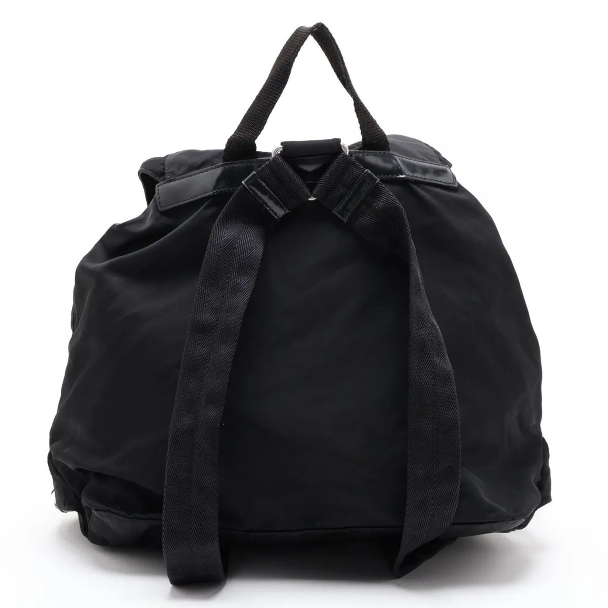 Leather Nylon Backpack (Pre-Owned) - Prada - Modalova