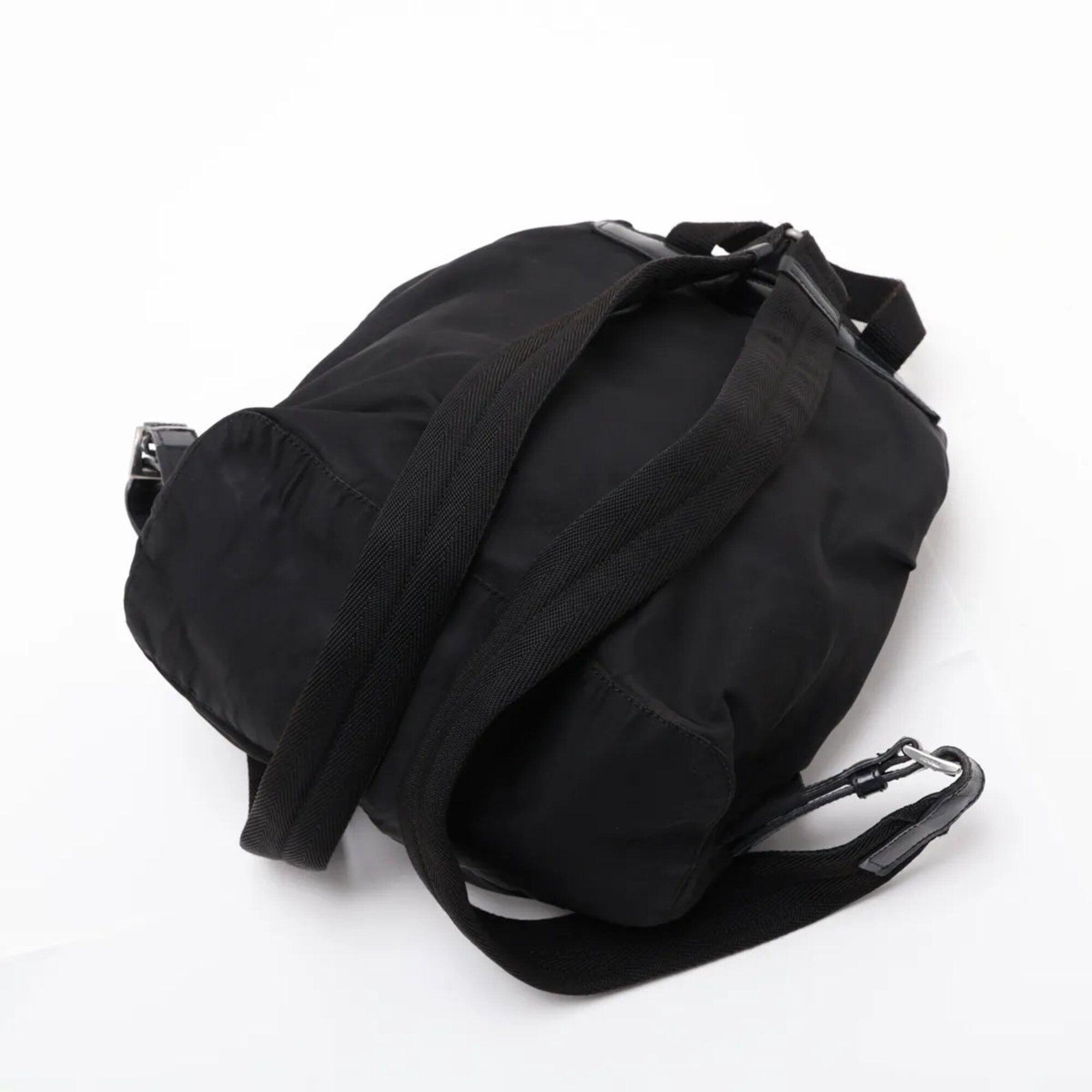 Leather Nylon Backpack (Pre-Owned) - Prada - Modalova