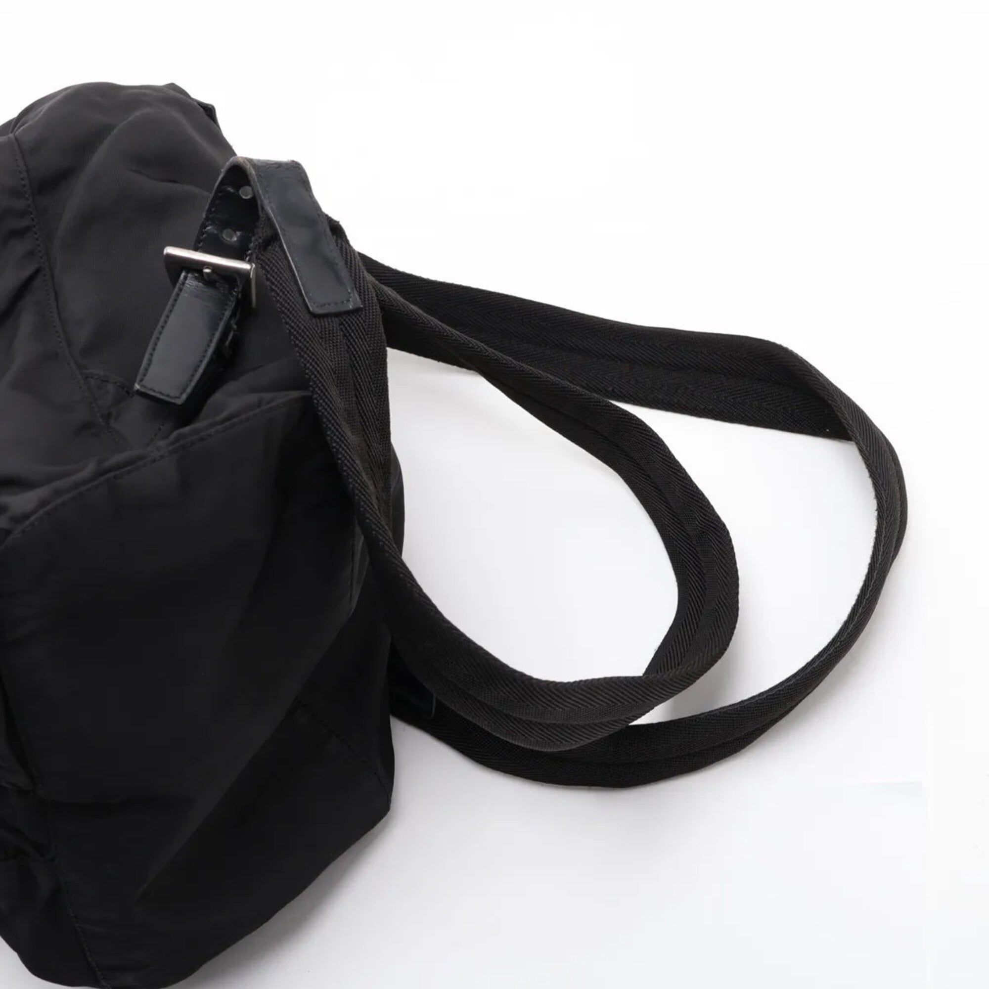 Leather Nylon Backpack (Pre-Owned) - Prada - Modalova