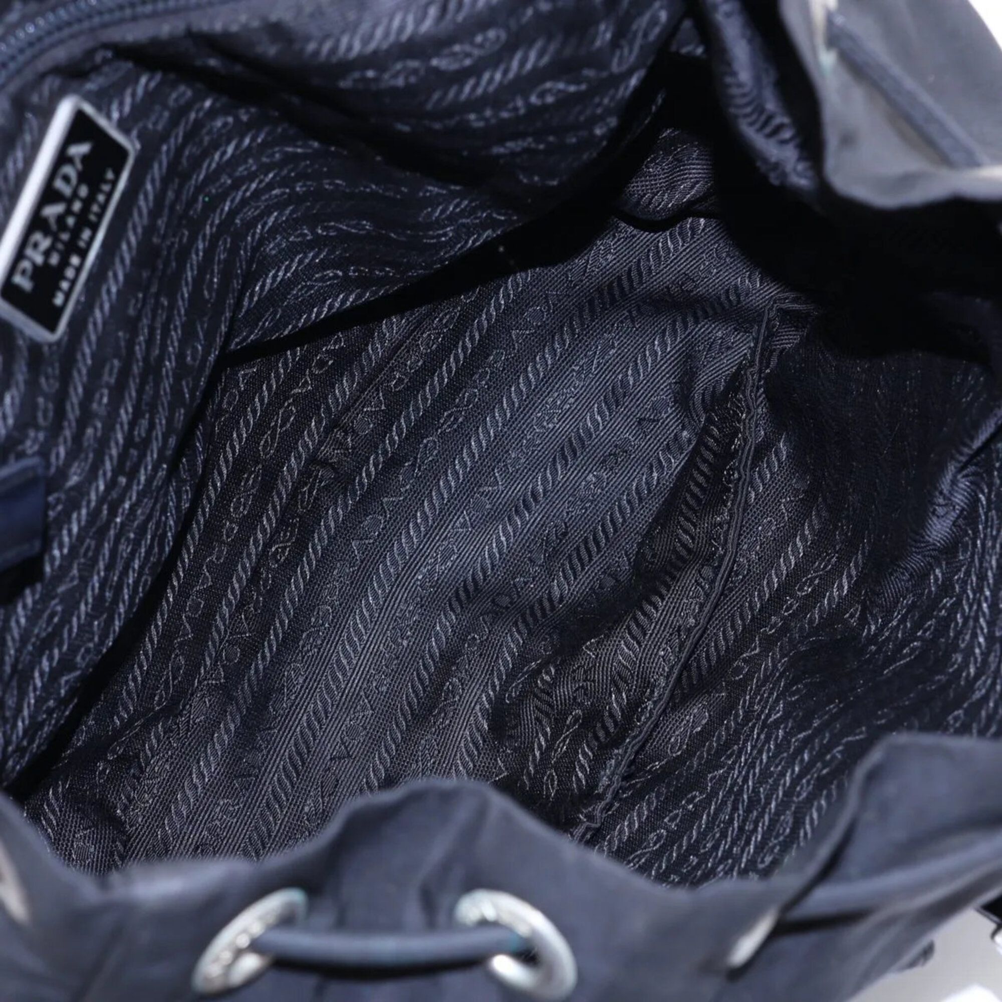 Leather Nylon Backpack (Pre-Owned) - Prada - Modalova