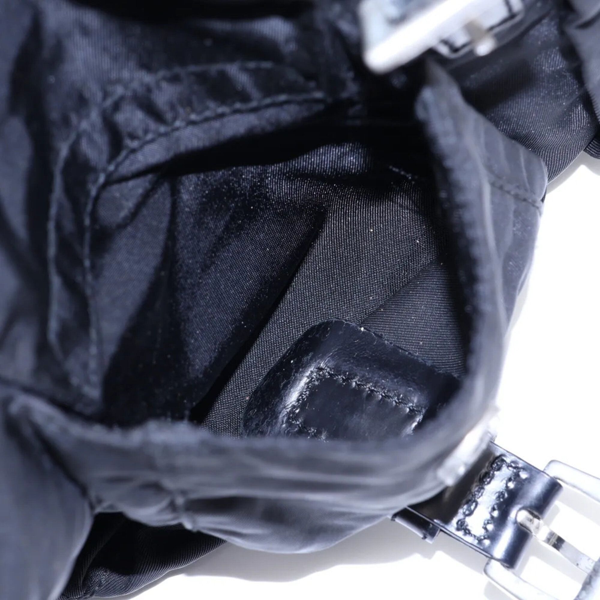 Leather Nylon Backpack (Pre-Owned) - Prada - Modalova