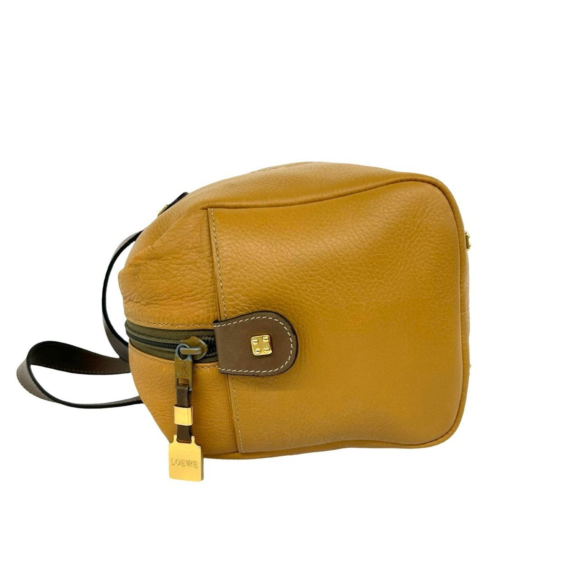 Leather Boston Bag Handbag (Pre-Owned) - Loewe - Modalova