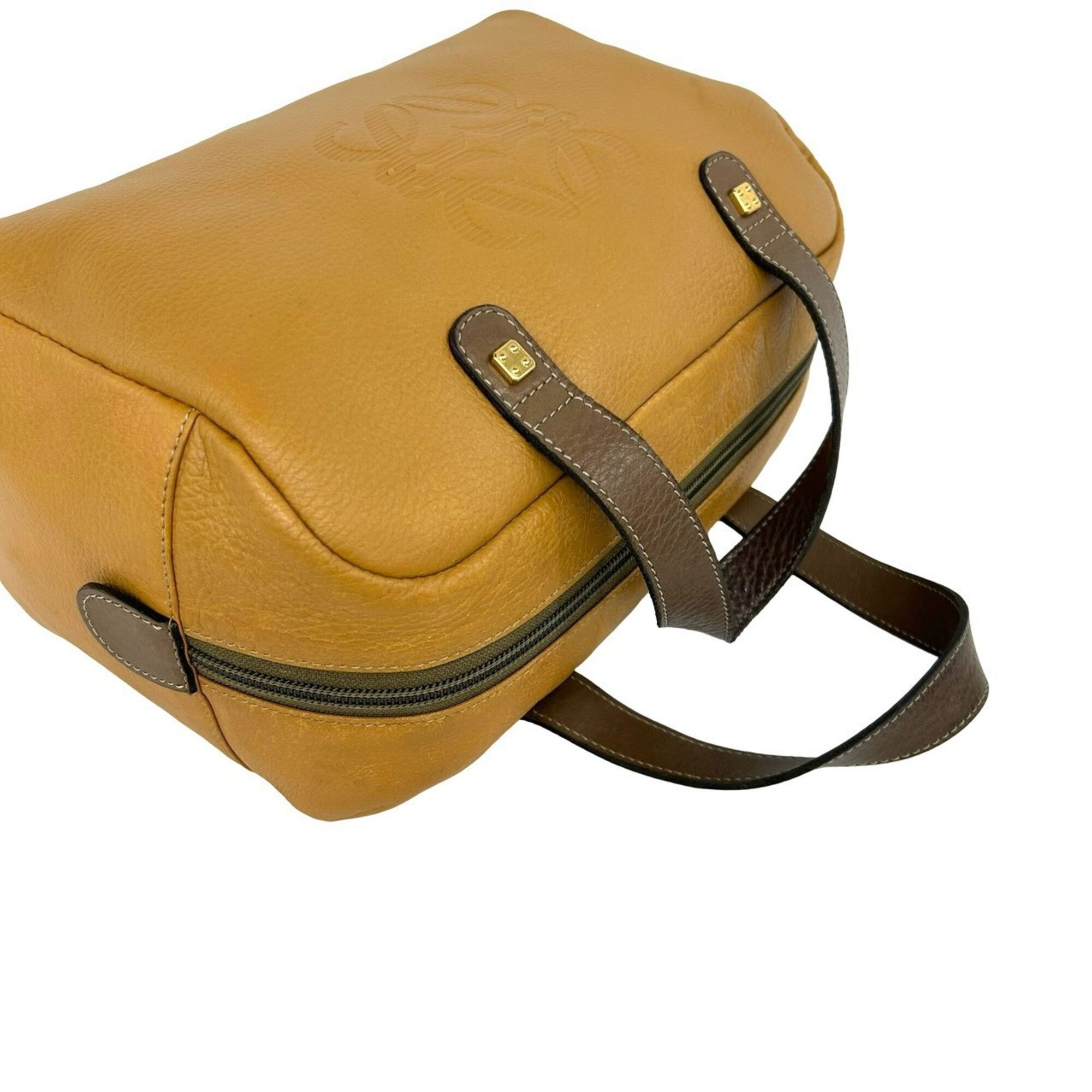 Leather Boston Bag Handbag (Pre-Owned) - Loewe - Modalova