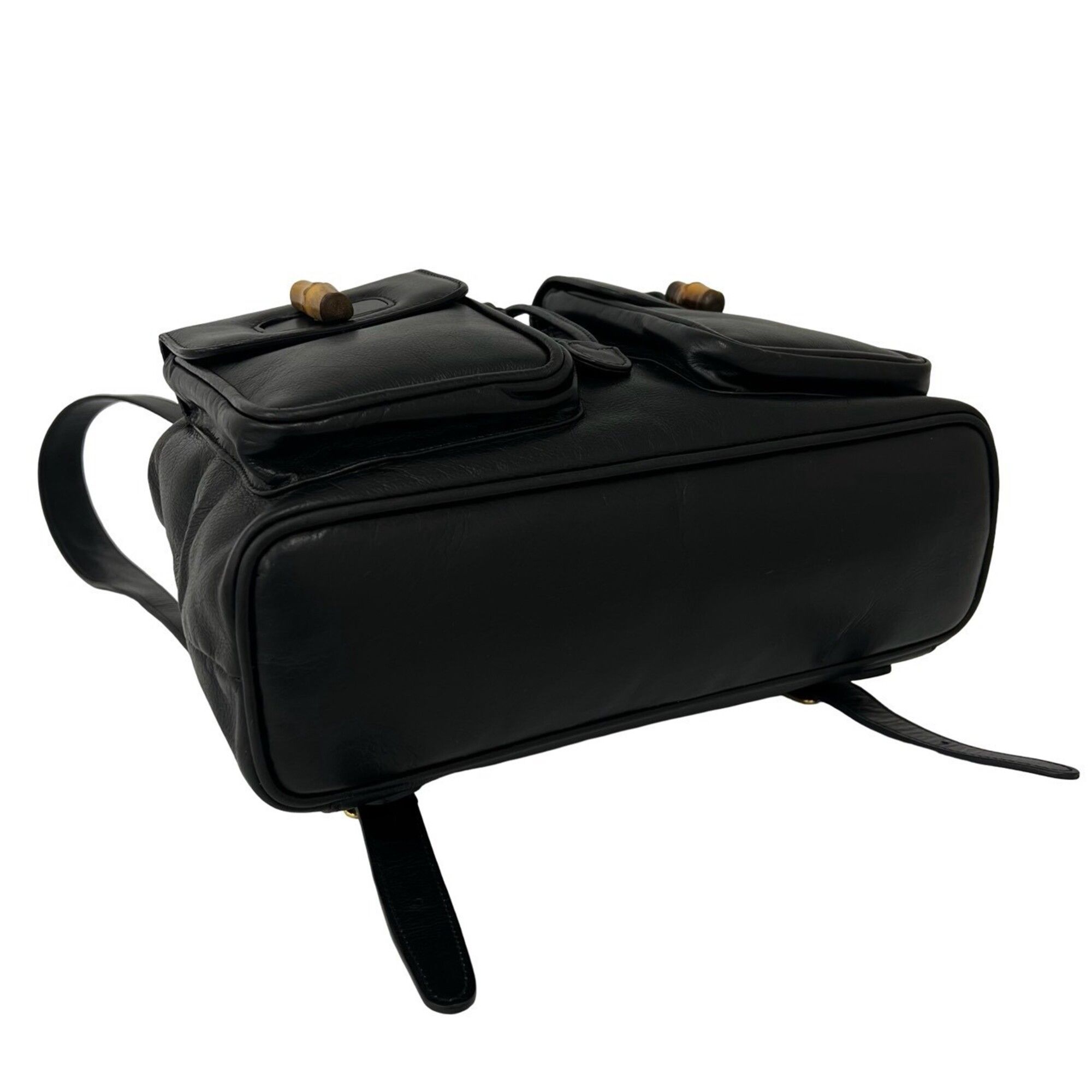 Leather Backpack (Pre-Owned) - Gucci - Modalova