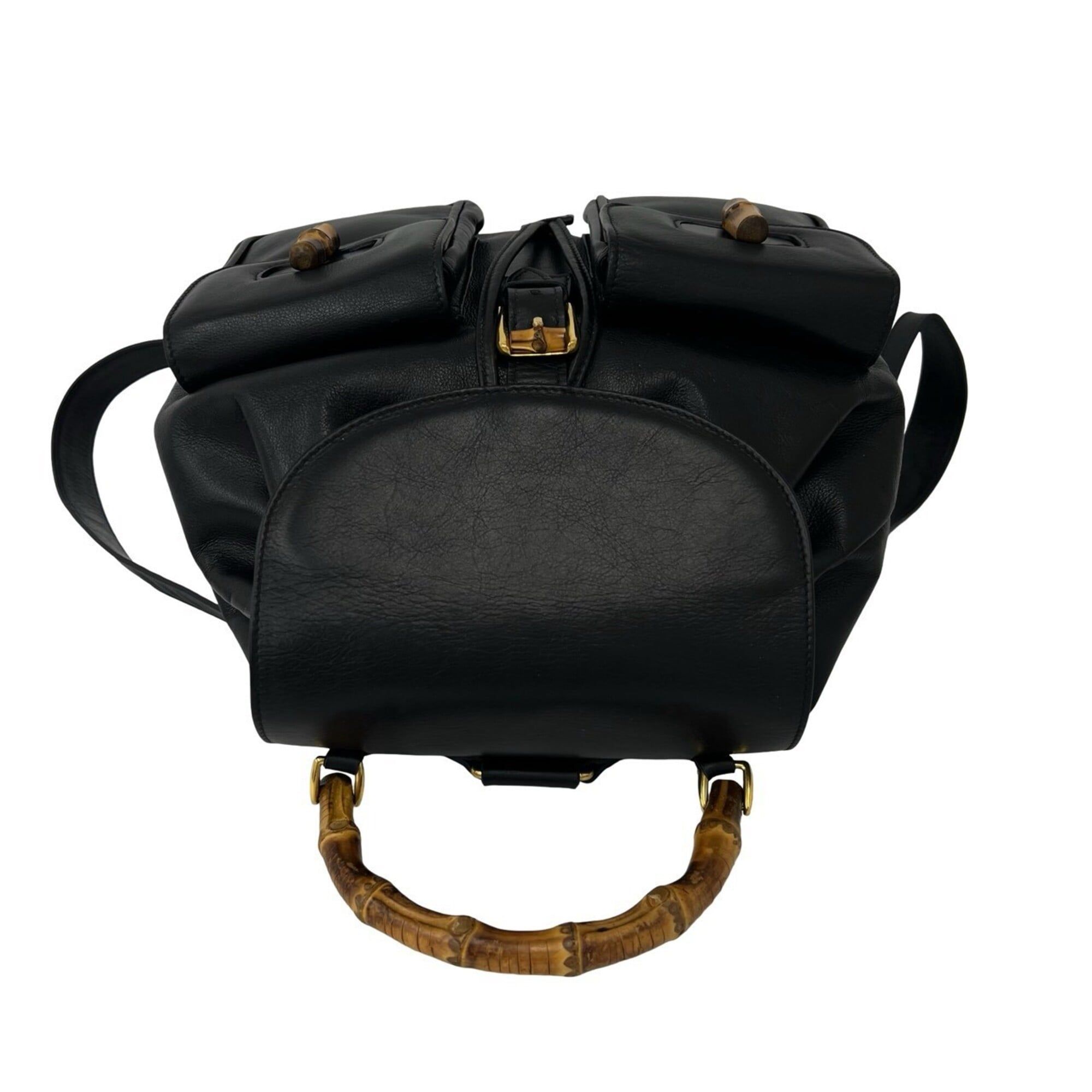 Leather Backpack (Pre-Owned) - Gucci - Modalova