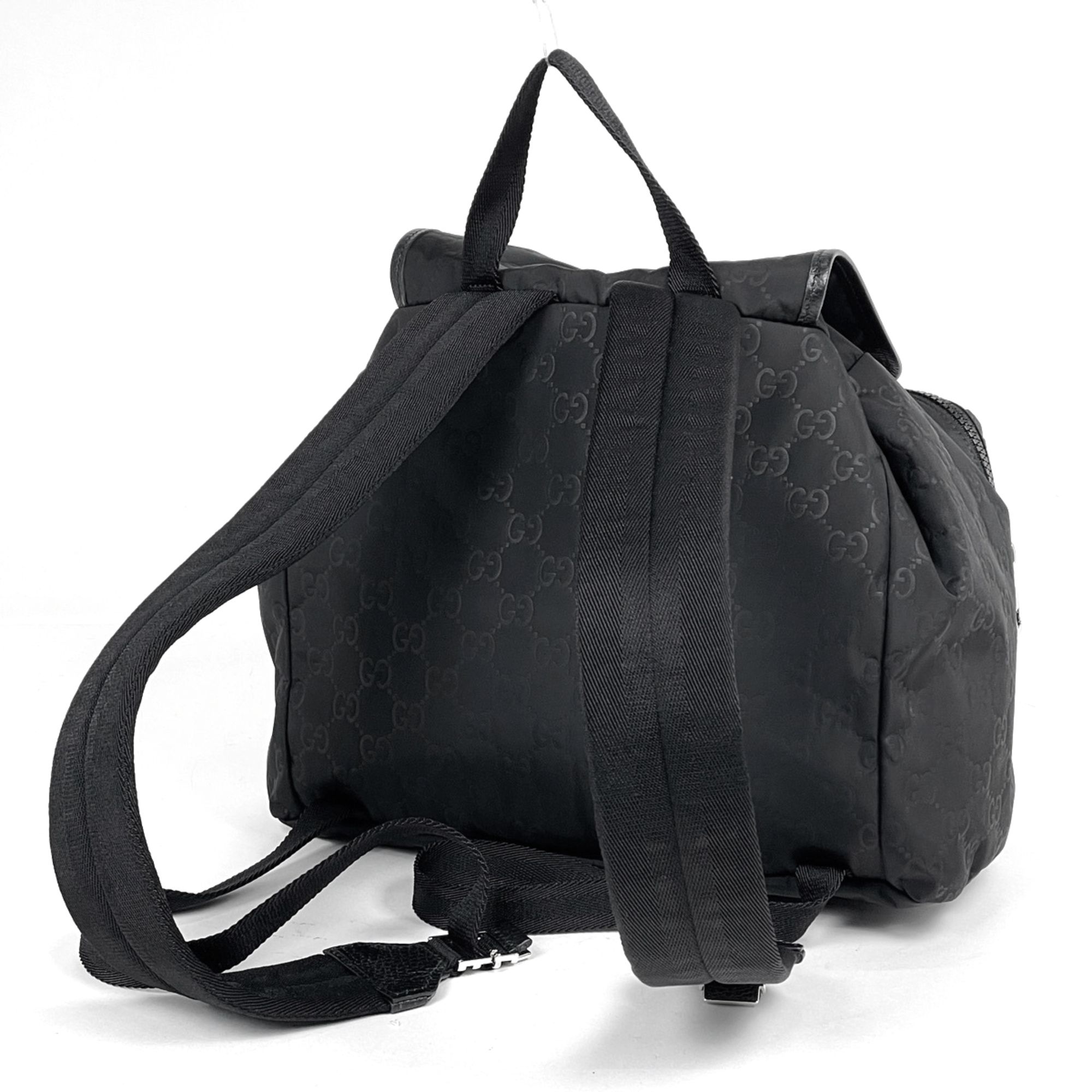 Nylon Leather Backpack (Pre-Owned) - Gucci - Modalova